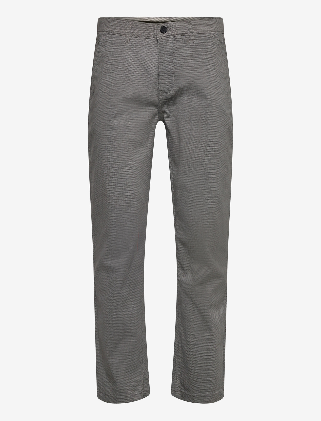 Lindbergh - AOP superflex chino pants - casual byxor - lt grey - 0