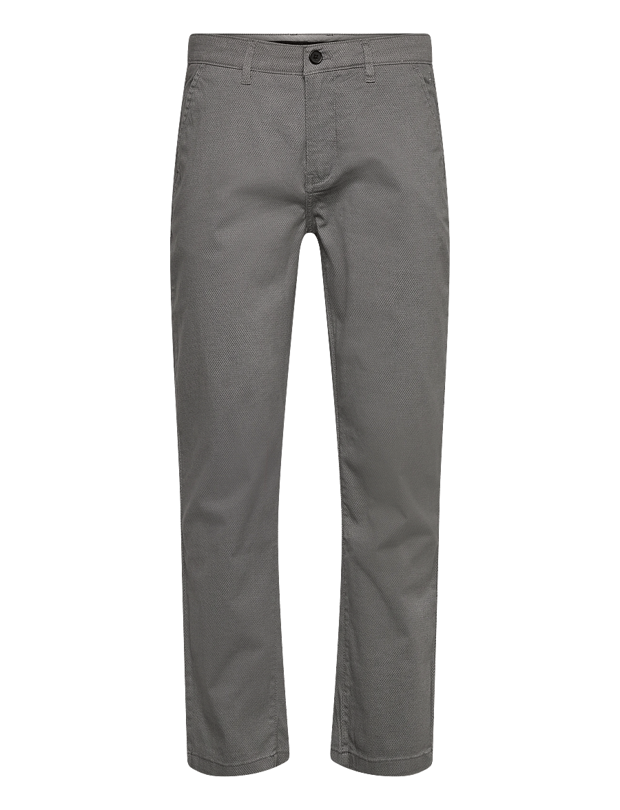 Lindbergh - AOP superflex chino pants - casual byxor - lt grey - 1