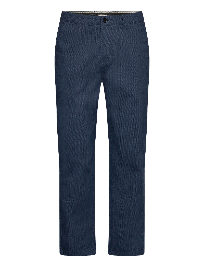 Lindbergh - AOP superflex chino pants - casual bukser - navy - 0