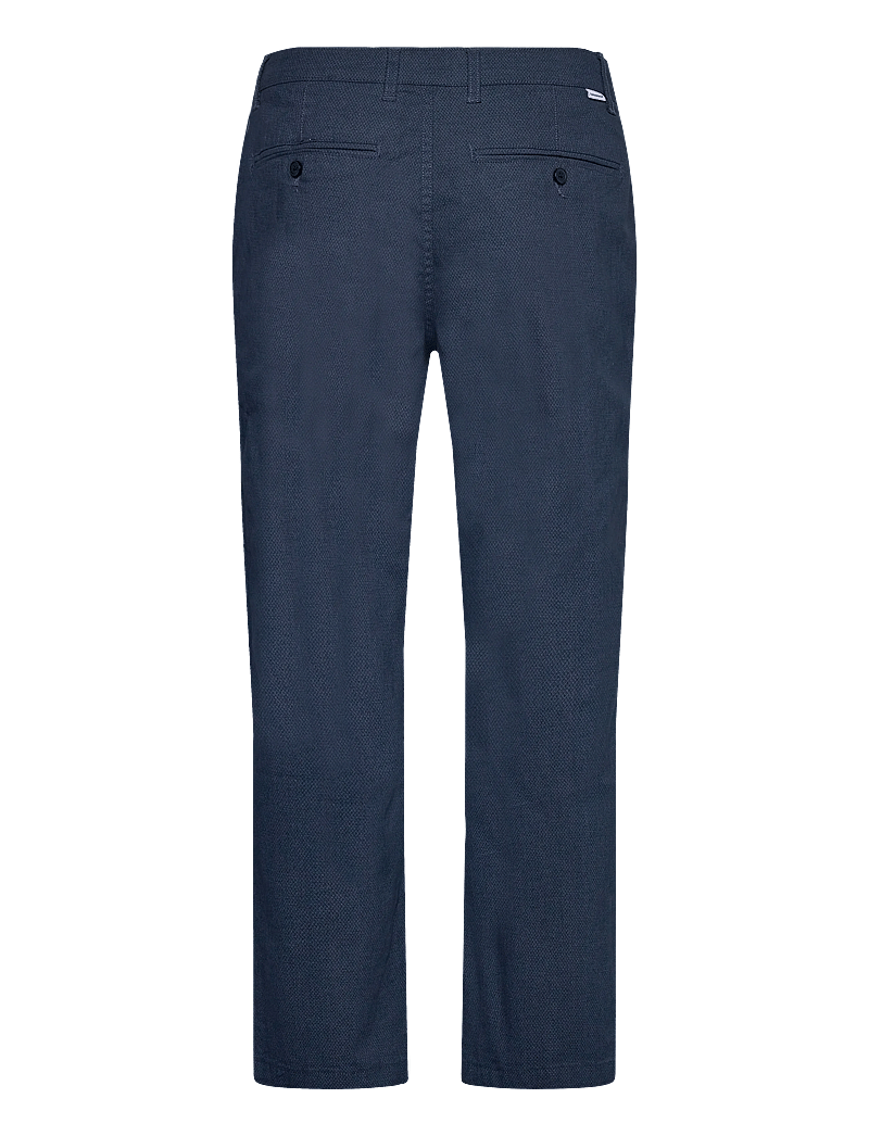 Lindbergh - AOP superflex chino pants - casual bukser - navy - 1