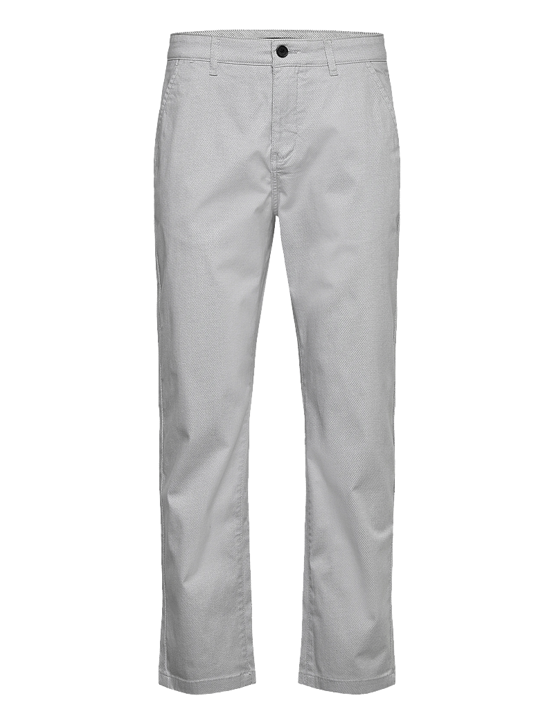 Lindbergh - AOP superflex chino pants - casual - white - 1