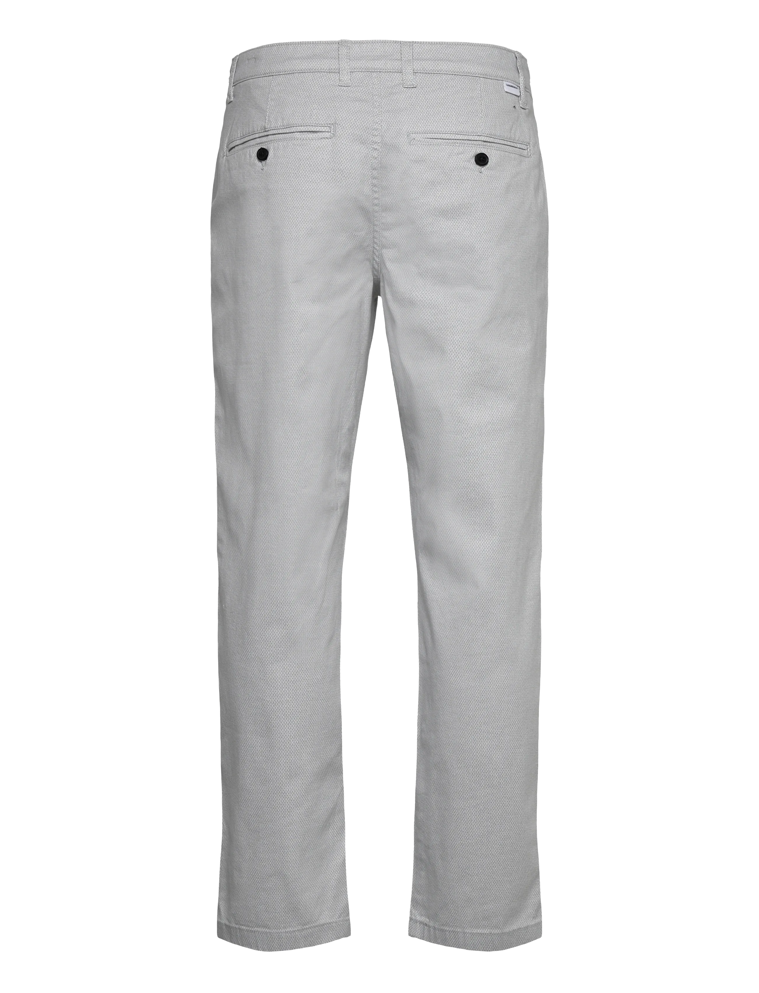 Lindbergh - AOP superflex chino pants - casual trousers - white - 2