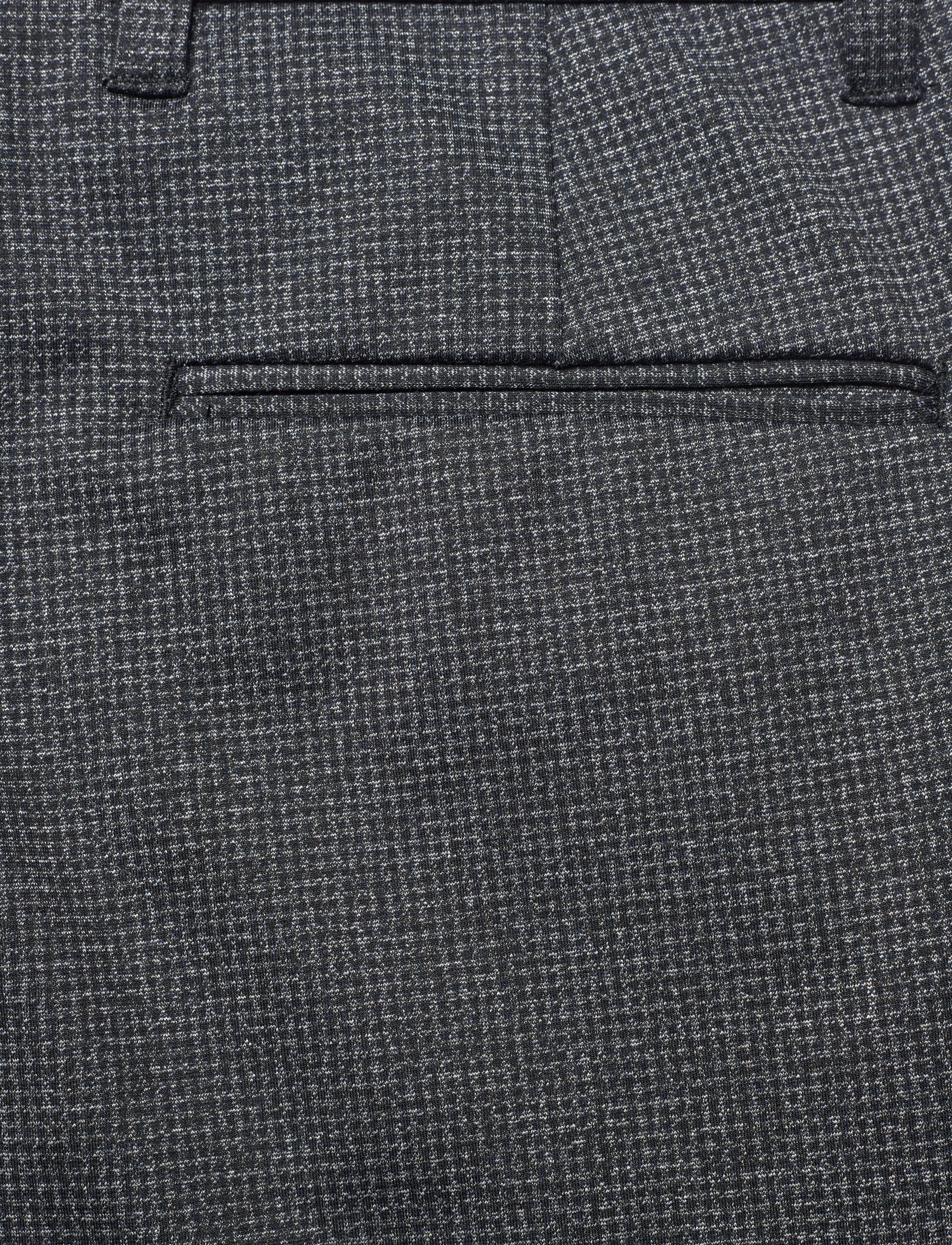 Lindbergh - AOP melange superflex pants - navy - 5
