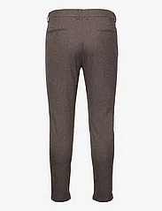 Lindbergh - Melange superflex pants - dressbukser - brown mel - 1