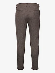 Lindbergh - Melange superflex pants - puvunhousut - brown mel - 1