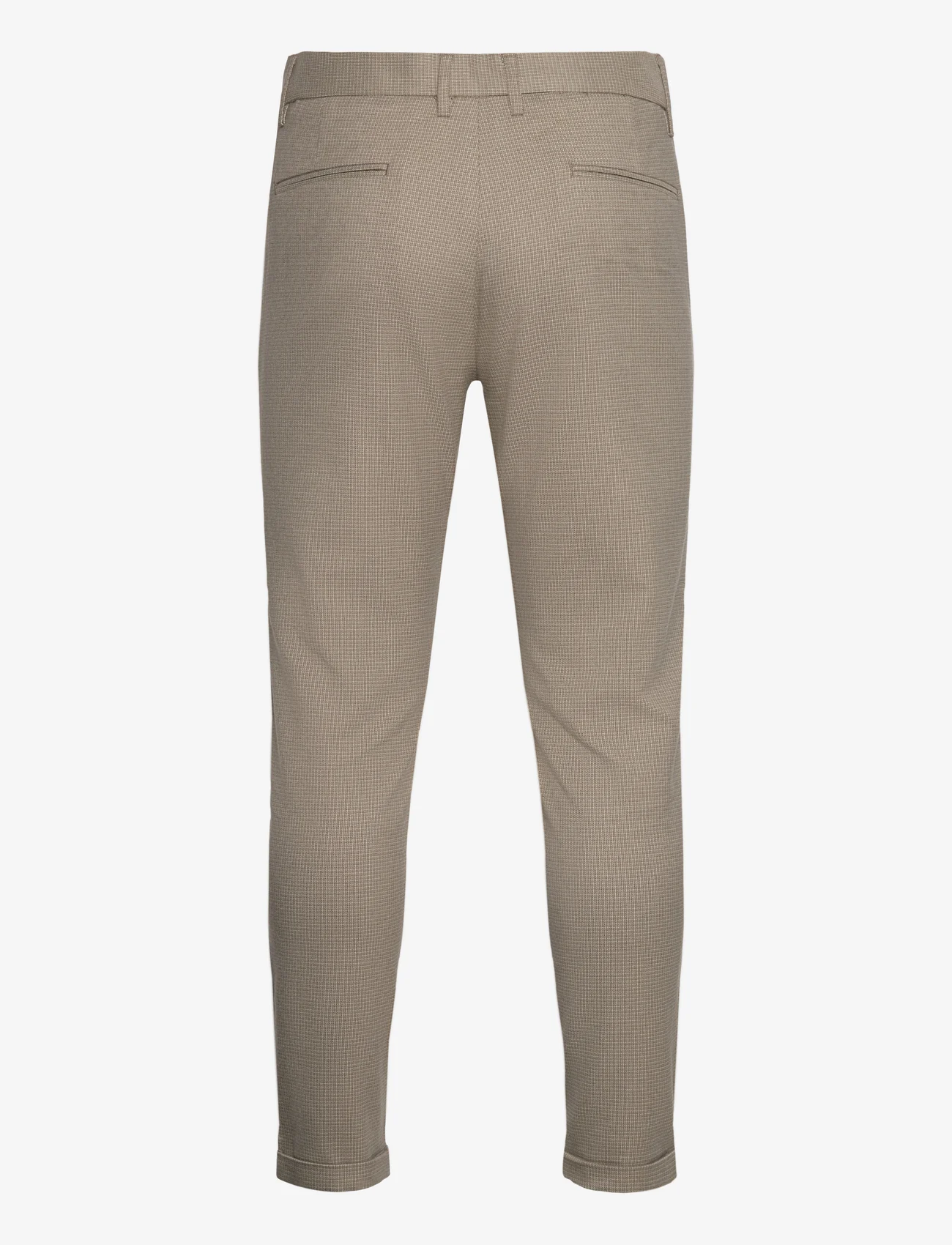Lindbergh - Melange superflex pants - suit trousers - sand mel - 1