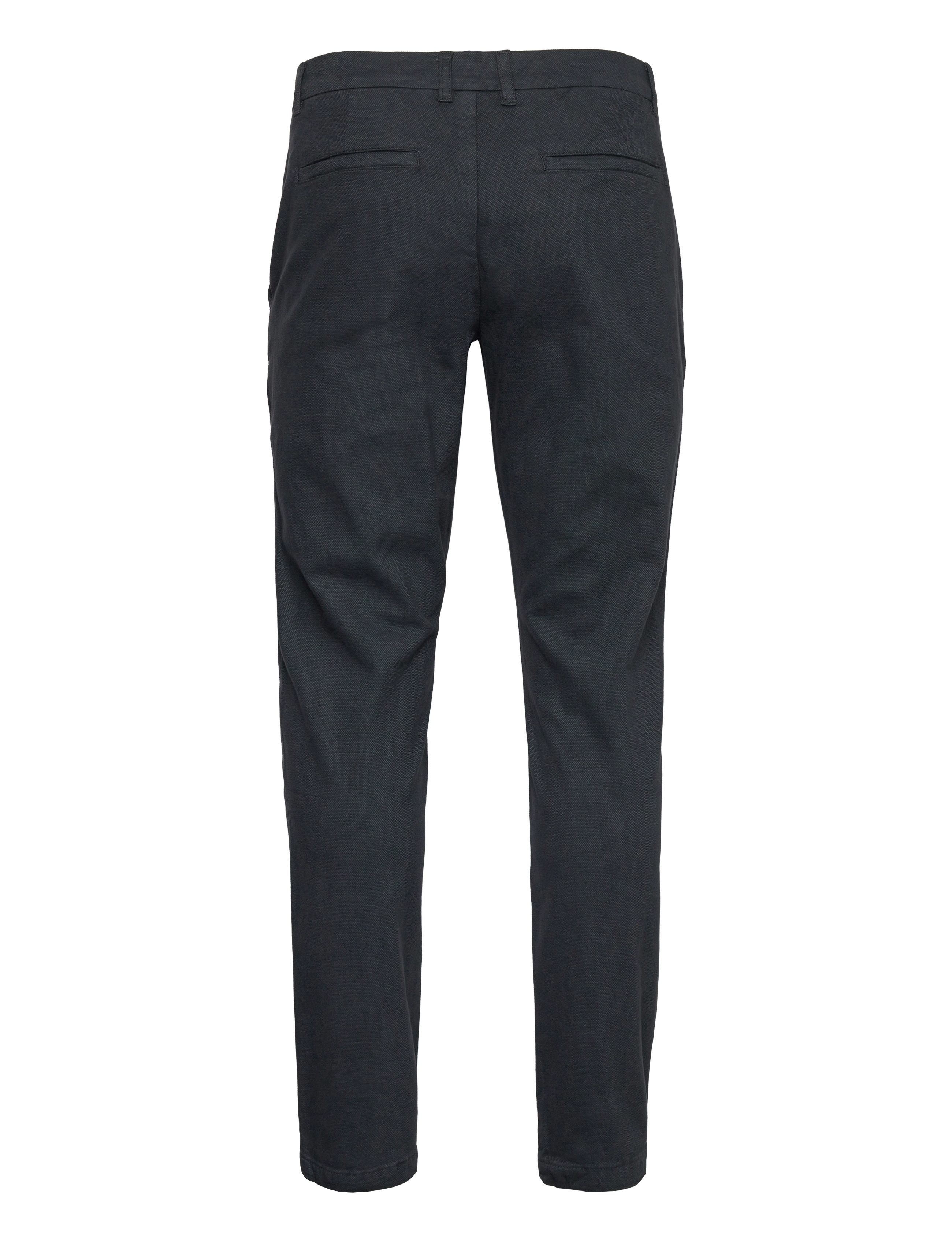 Lindbergh - Brushed chino pants - black mel - 1