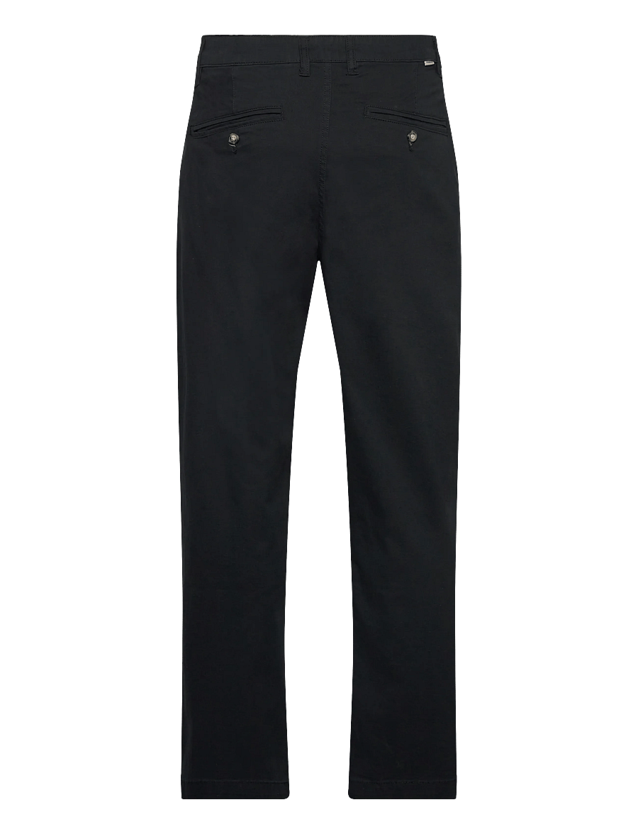 Lindbergh - Superflex chino pants - casual byxor - black - 2
