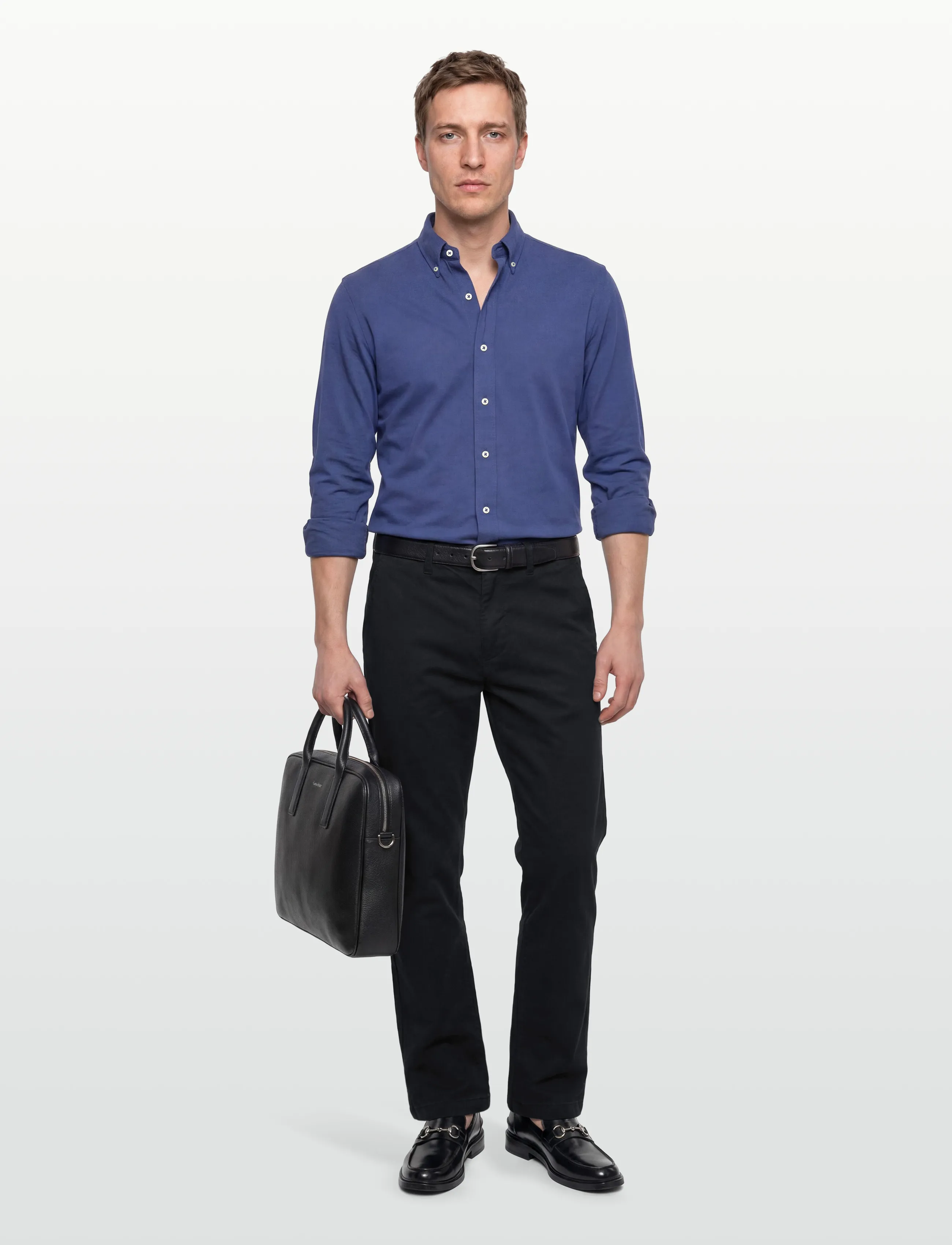 Lindbergh Superflex Chino Pants, 32 x 34, Trousers, Schwarz - Chinos, Männerswear
