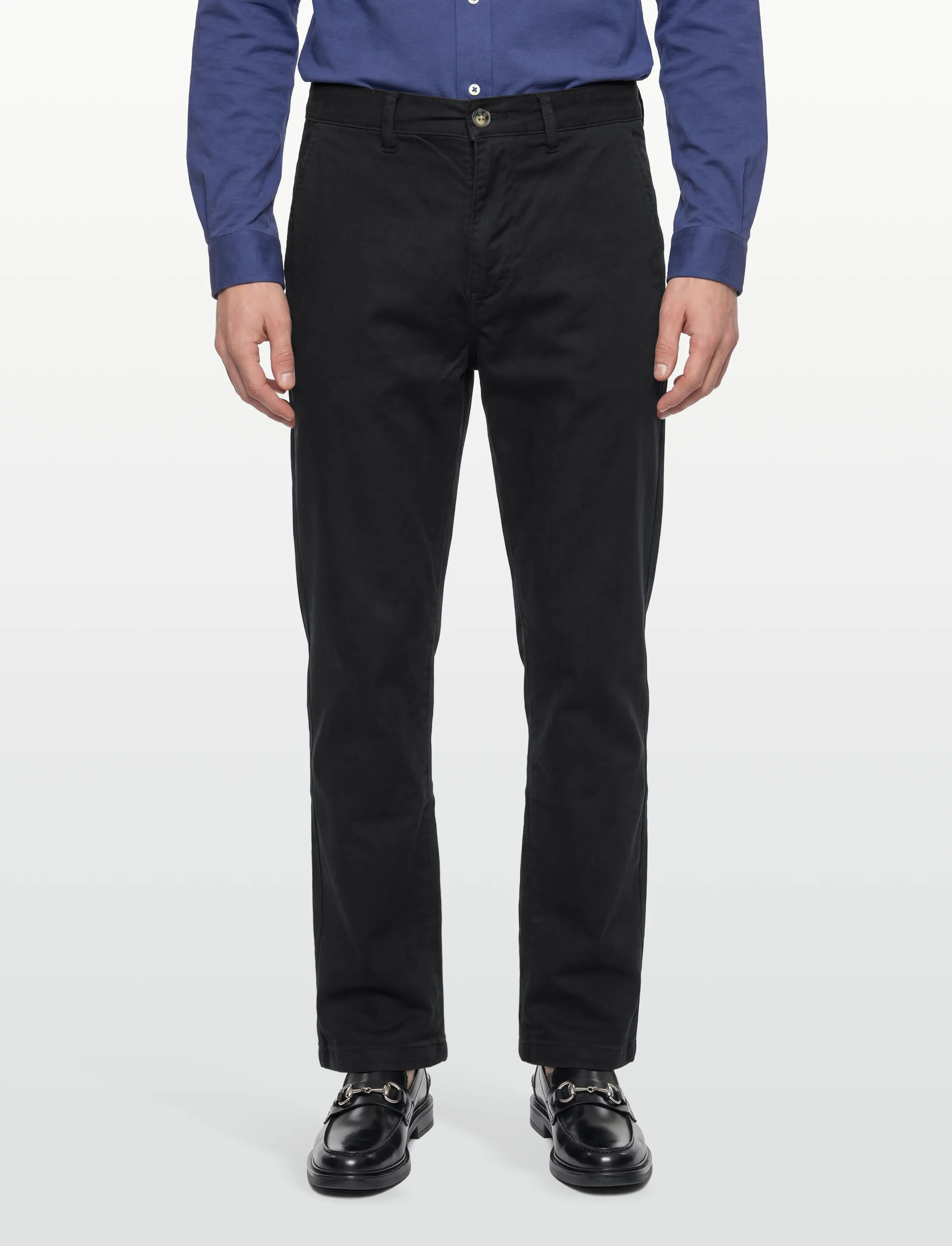 Lindbergh - Superflex chino pants - casual bukser - black - 3