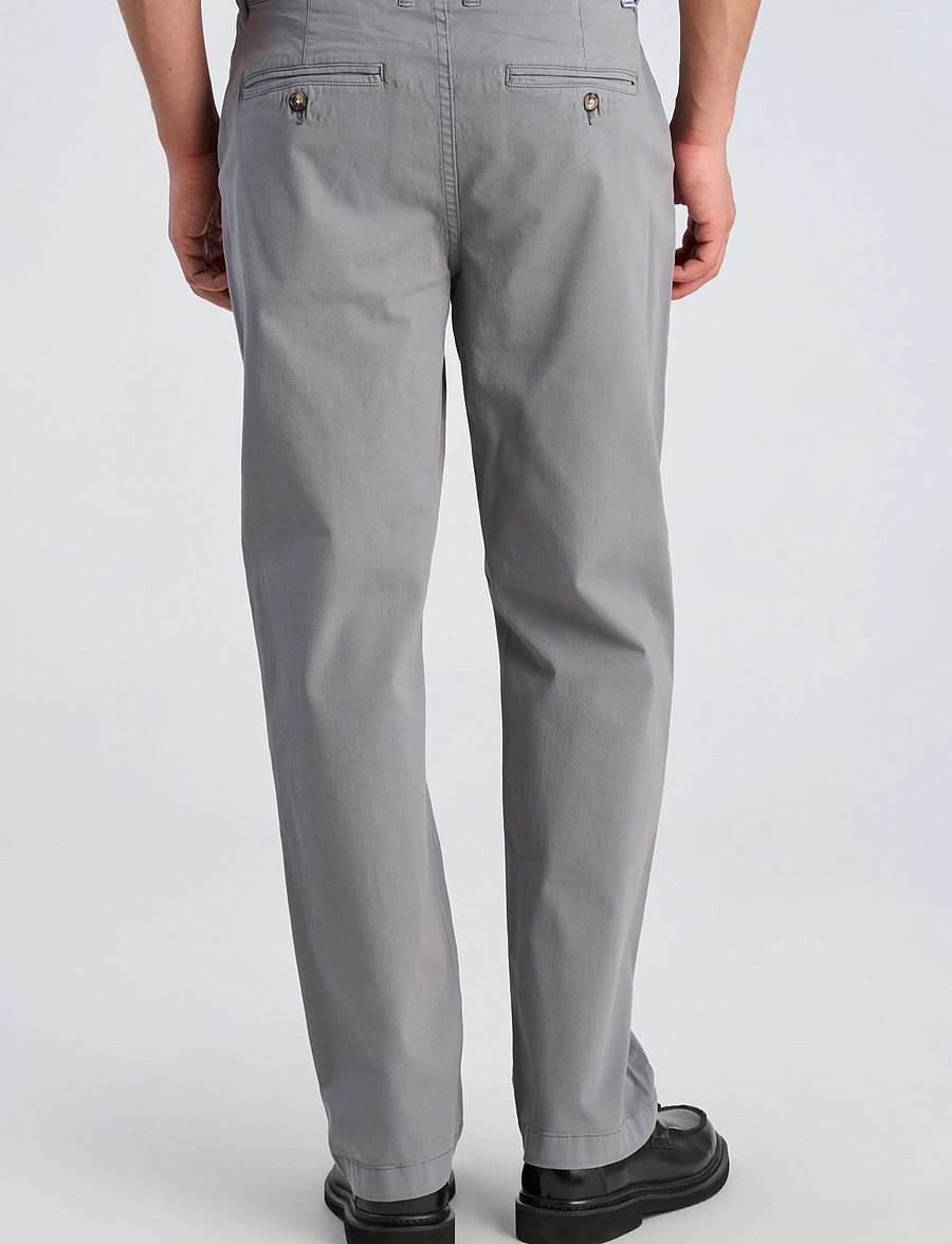 Lindbergh - Superflex chino pants - vabaajapüksid - blue grey - 4