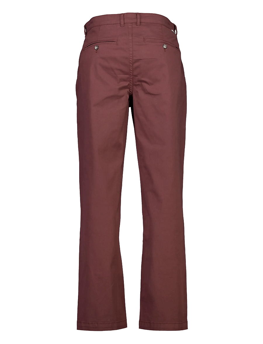 Lindbergh - Superflex chino pants - vabaajapüksid - burgundy - 2