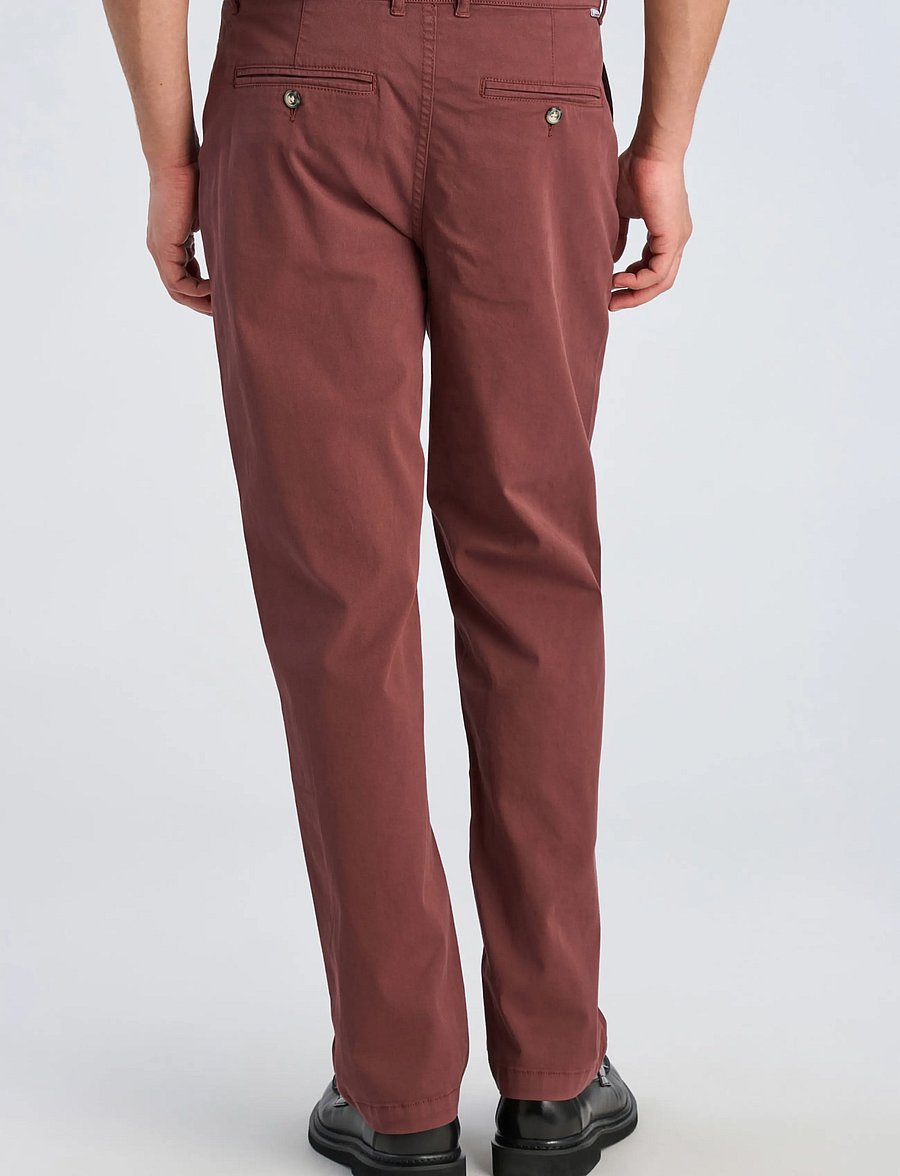 Lindbergh - Superflex chino pants - vabaajapüksid - burgundy - 4