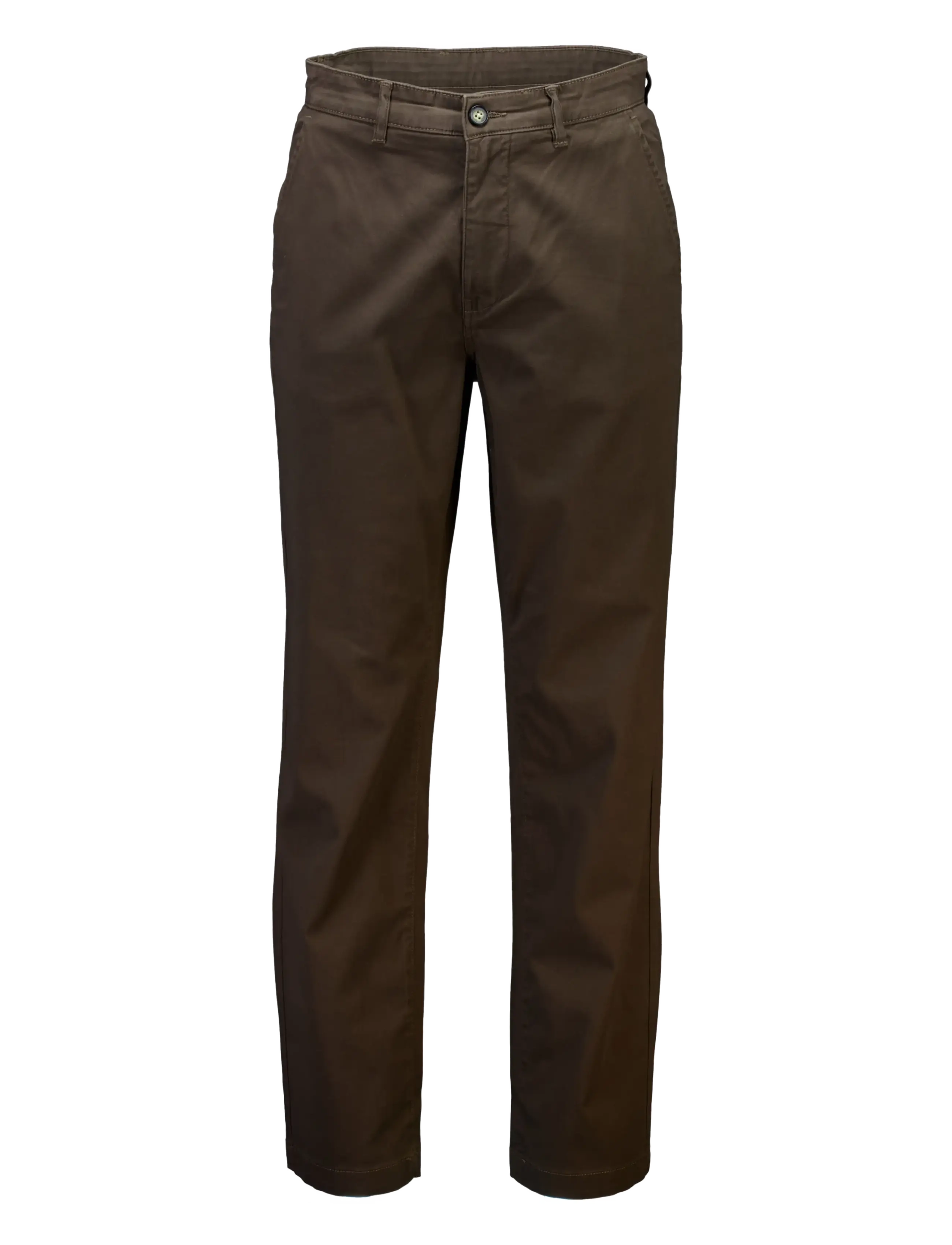 Lindbergh - Superflex chino pants - casual byxor - deep brown - 1
