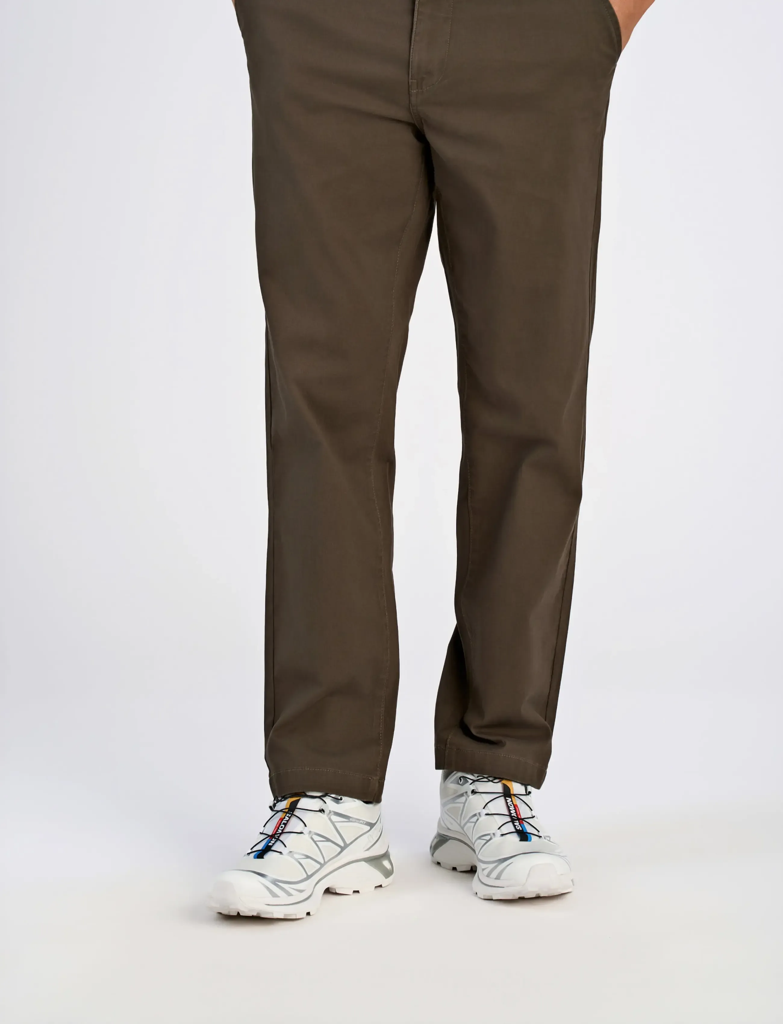 Lindbergh - Superflex chino pants - casual byxor - deep brown - 3