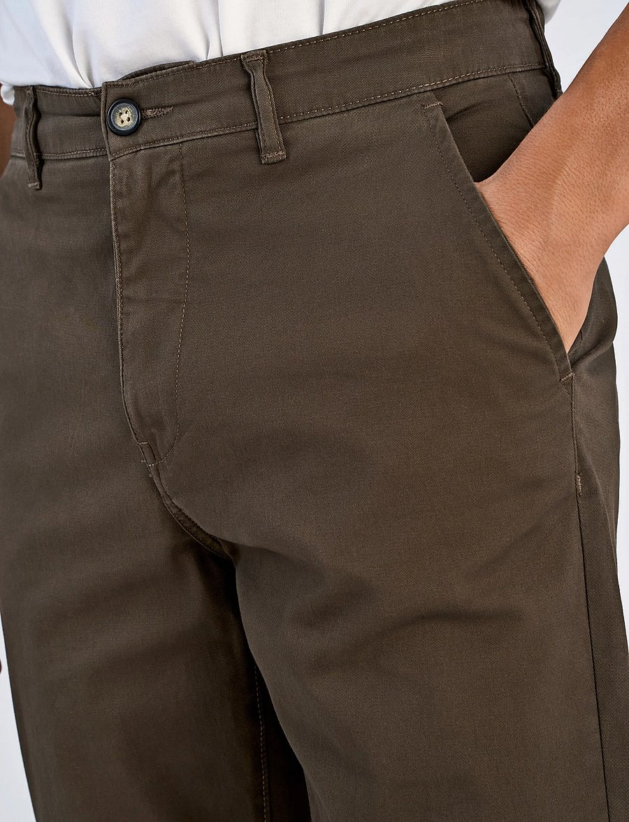 Lindbergh - Superflex chino pants - casual bukser - deep brown - 5