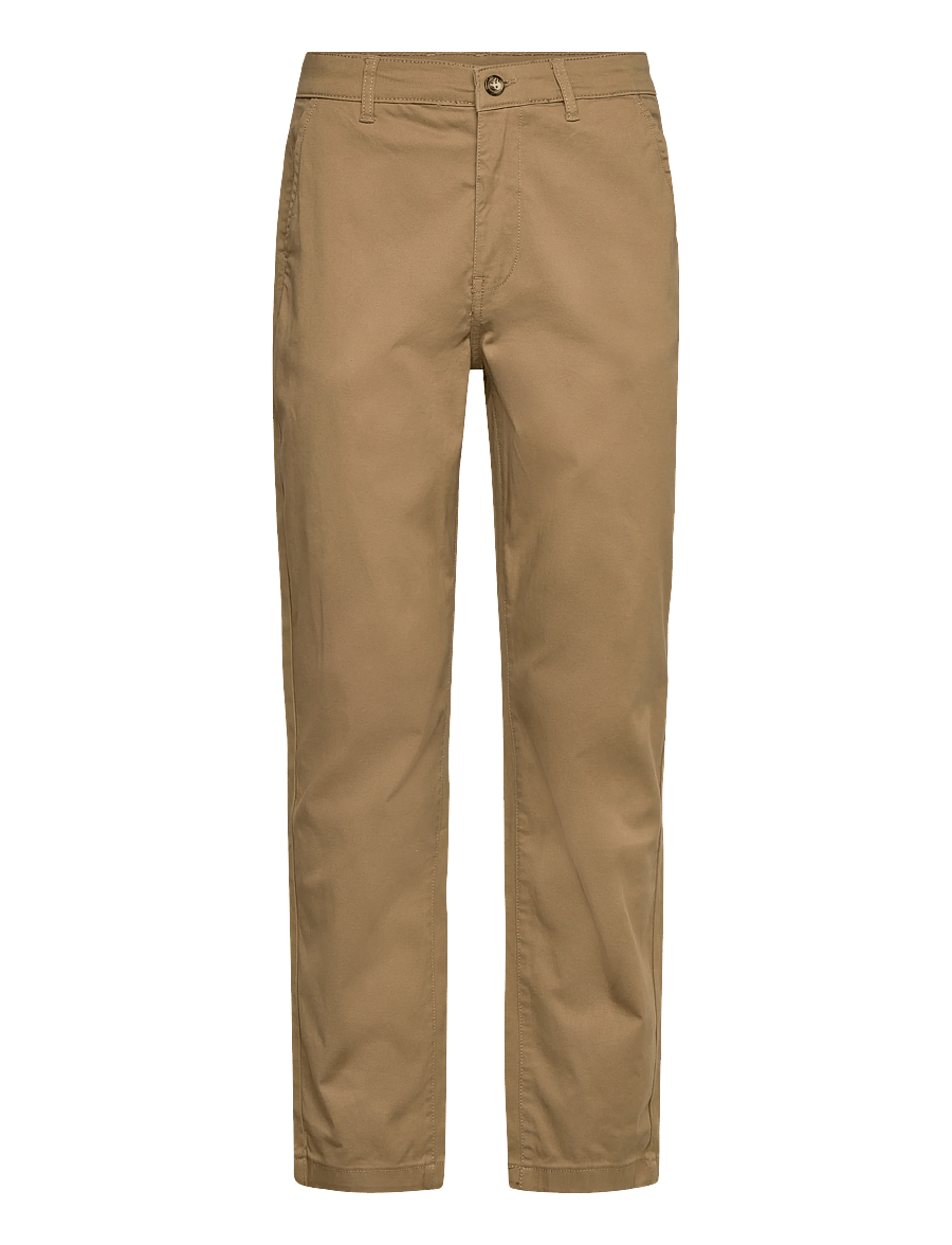 Lindbergh - Superflex chino pants - vabaajapüksid - deep sand - 1
