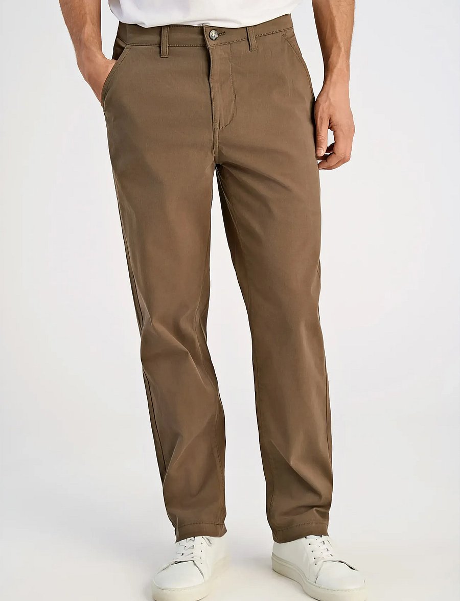 Lindbergh - Superflex chino pants - vabaajapüksid - deep stone - 0