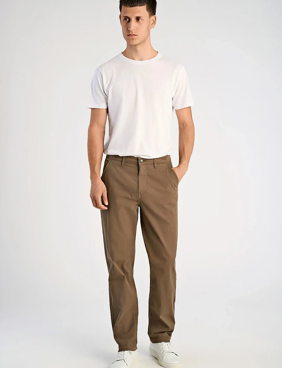 Lindbergh - Superflex chino pants - vabaajapüksid - deep stone - 3