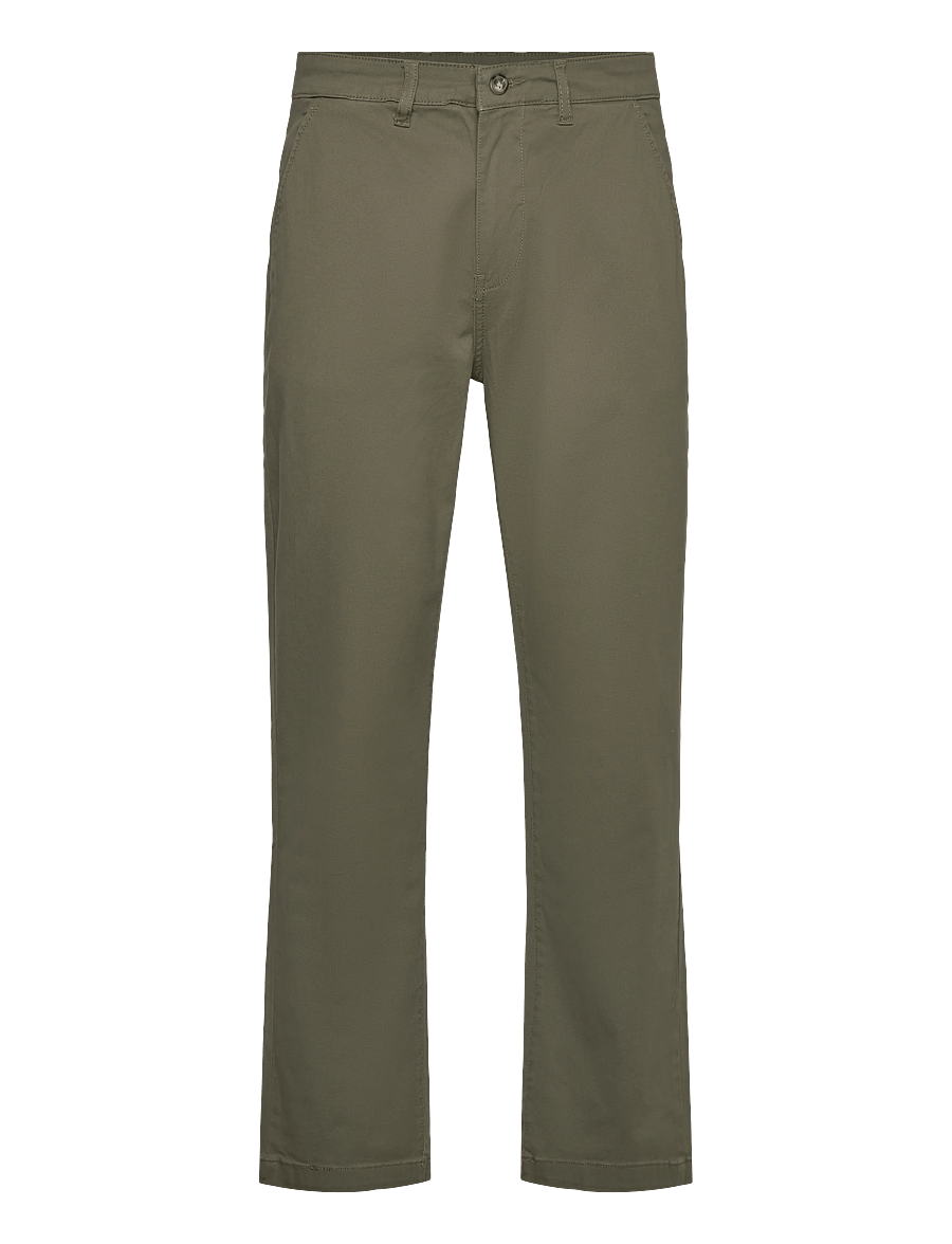 Lindbergh - Superflex chino pants - vabaajapüksid - dk army - 1
