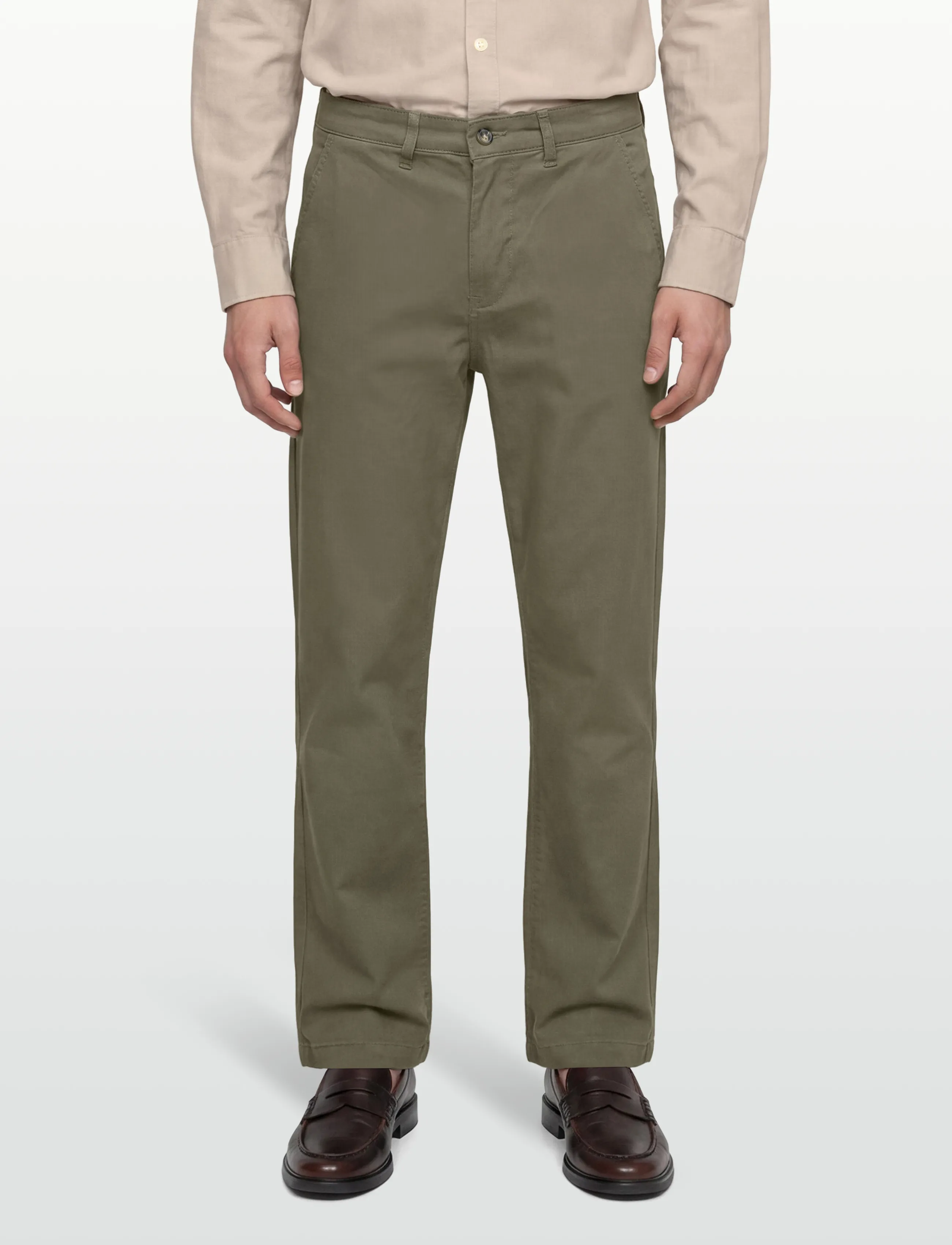 Lindbergh - Superflex chino pants - herren - dk army - 3