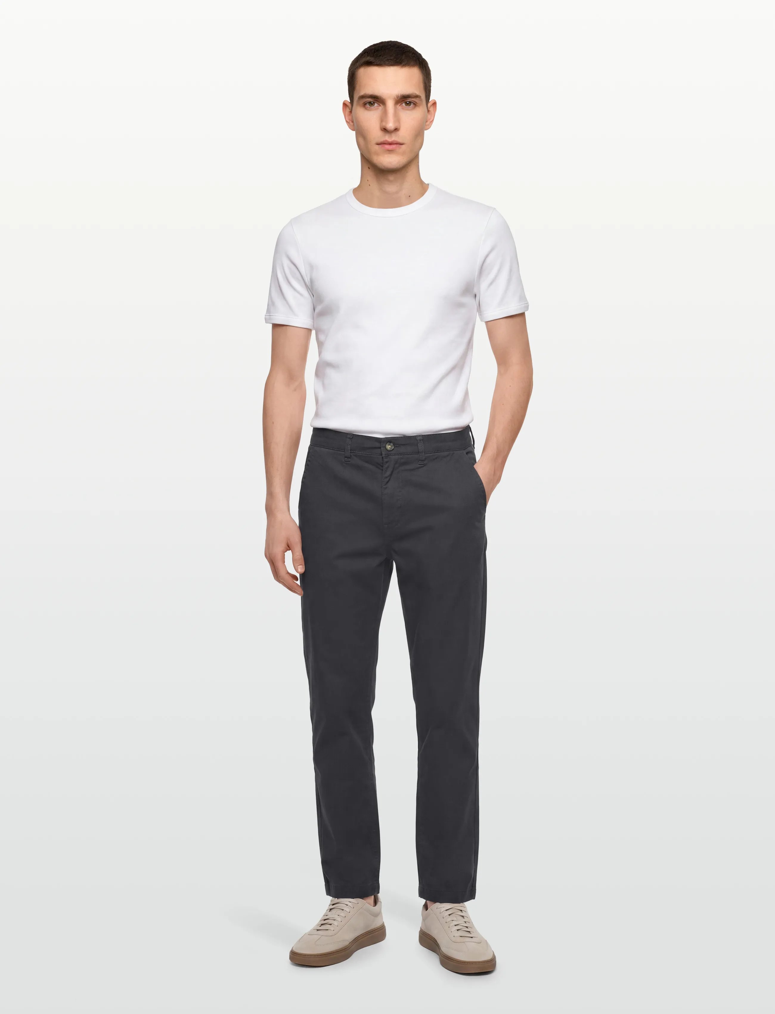 Lindbergh Superflex Chino Pants, 29 x 32, Navy, Bukser > Chinos, Herre