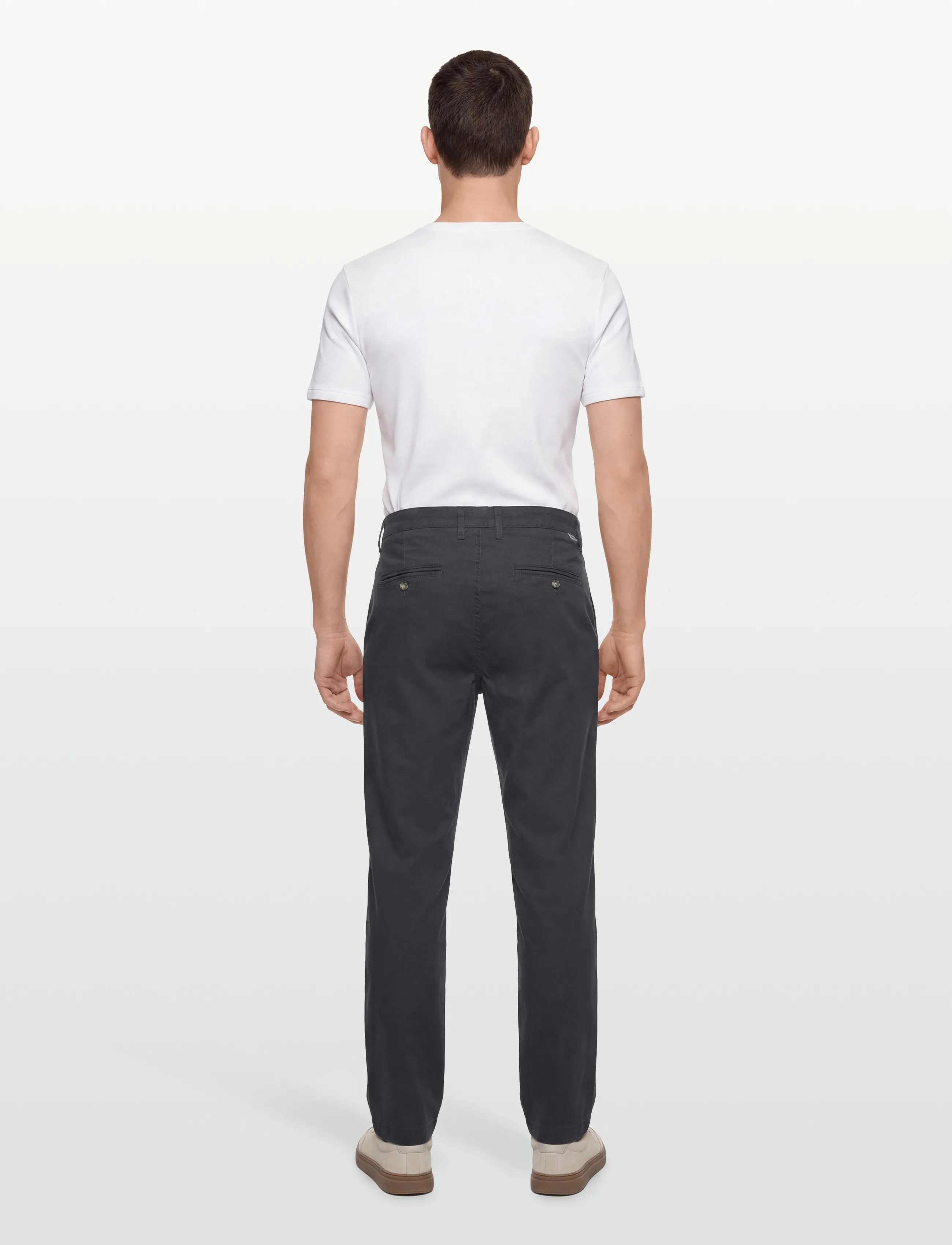 Lindbergh - Superflex chino pants - chinos - dk blue - 4