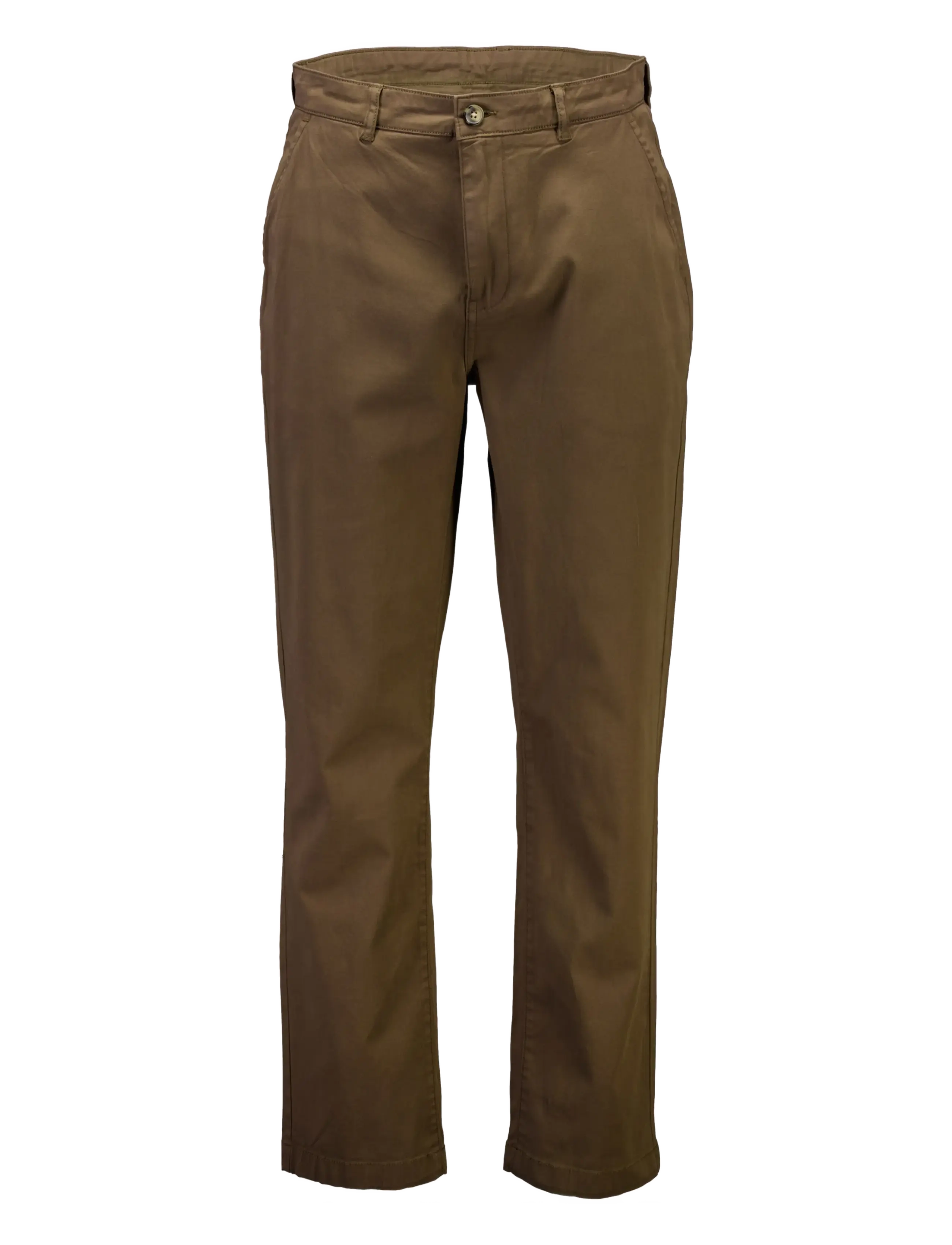 Lindbergh - Superflex chino pants - freizeithosen - dk olive - 1