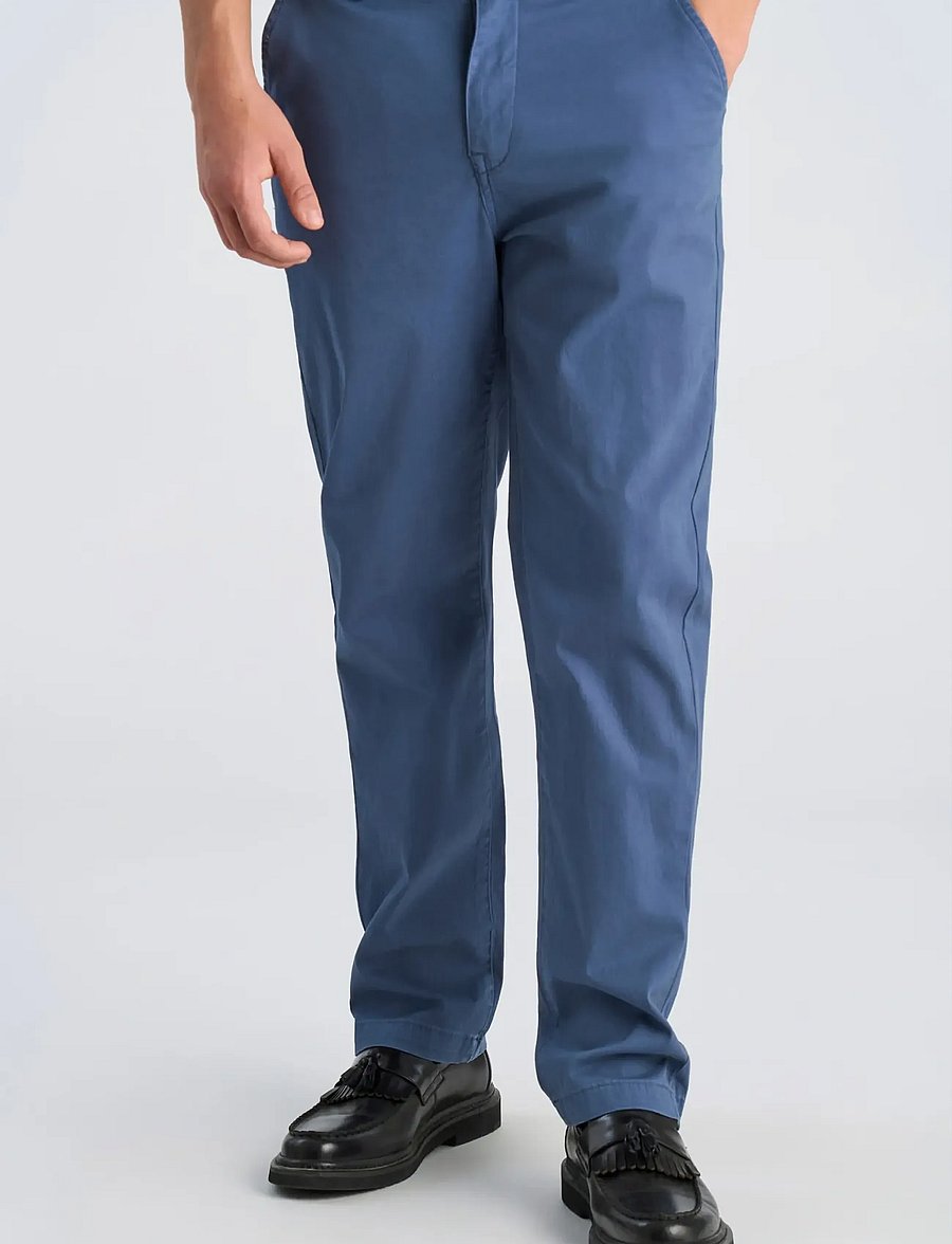 Lindbergh - Superflex chino pants - casual trousers - true blue - 0