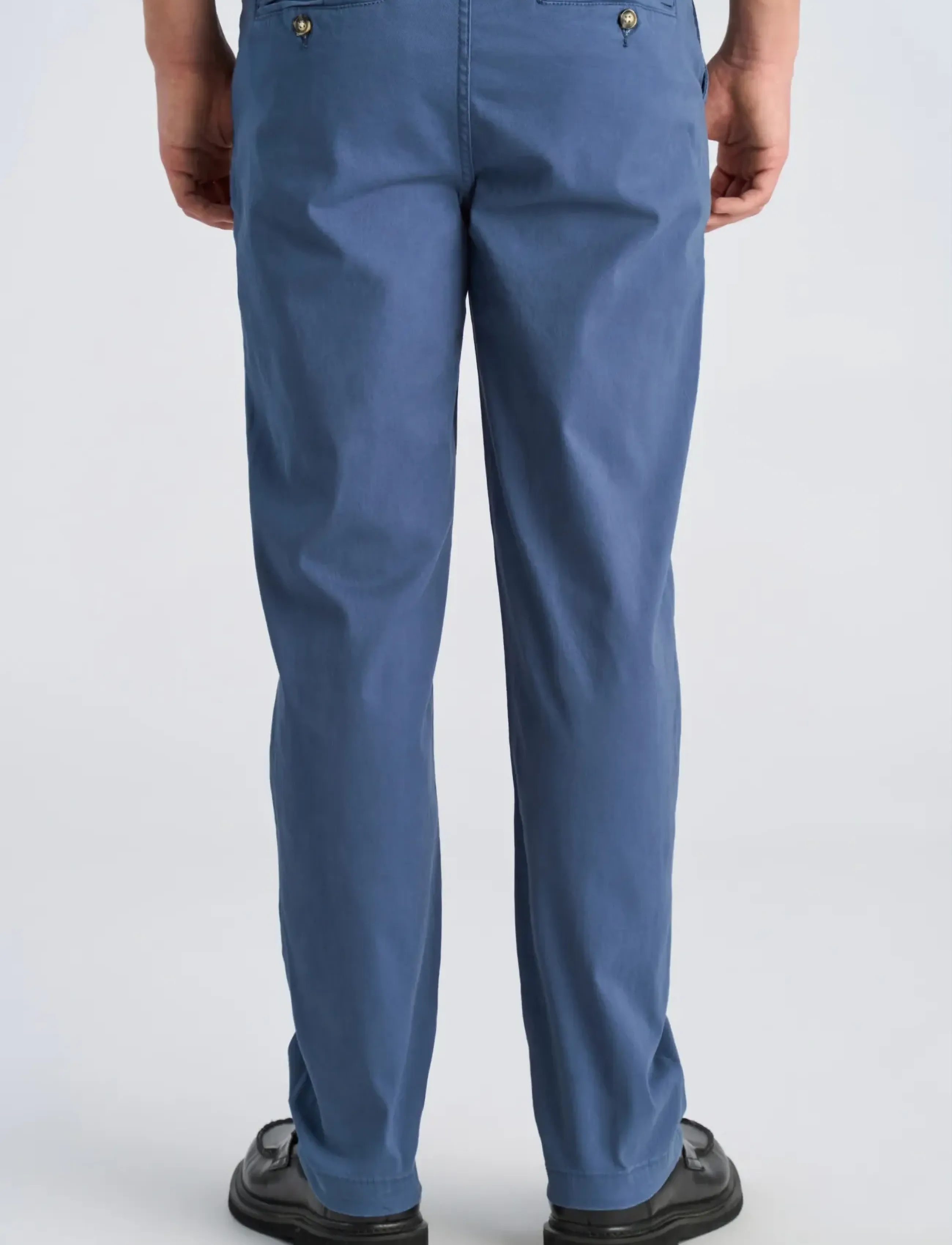 Lindbergh - Superflex chino pants - casual bukser - true blue - 4