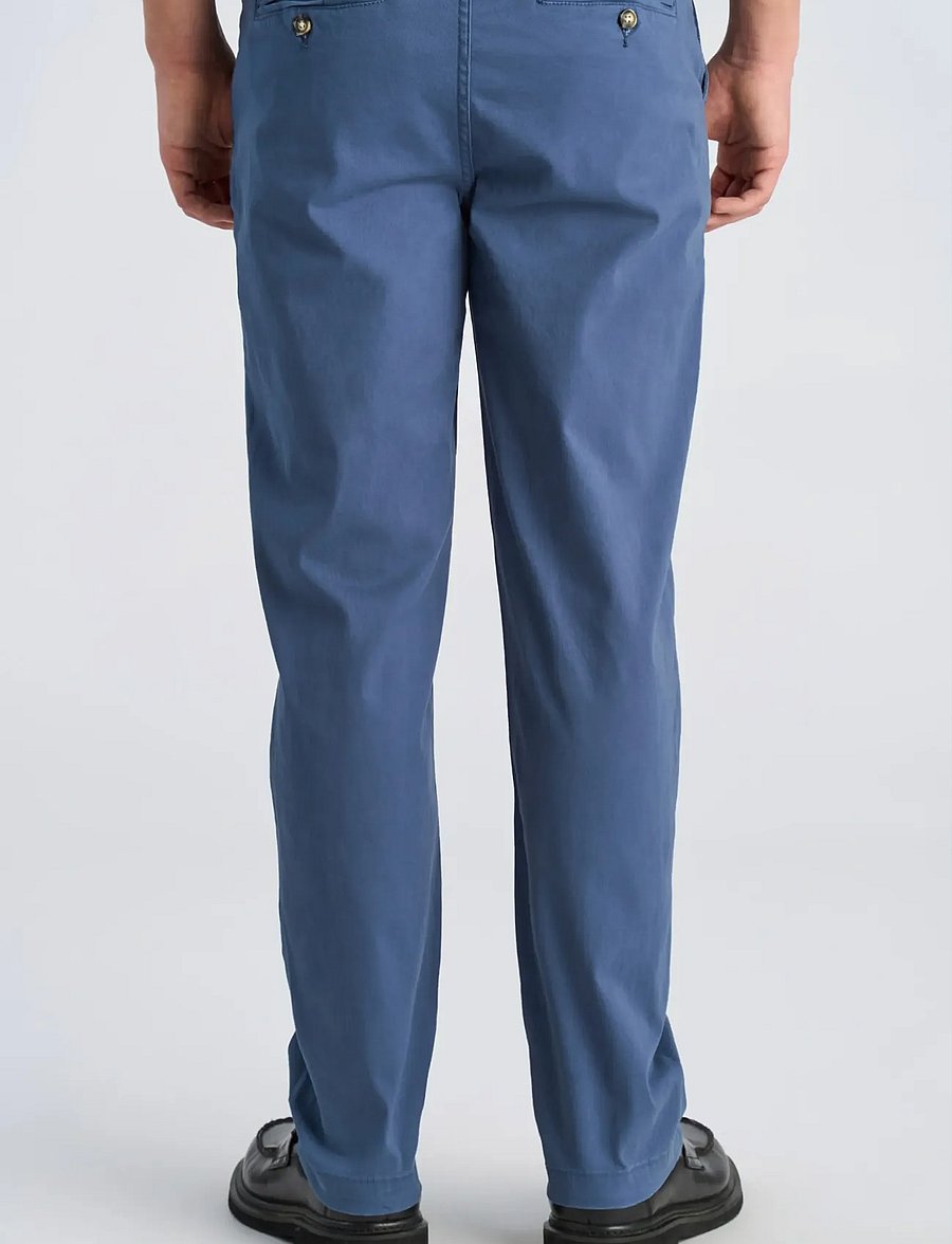 Lindbergh - Superflex chino pants - casual trousers - true blue - 4