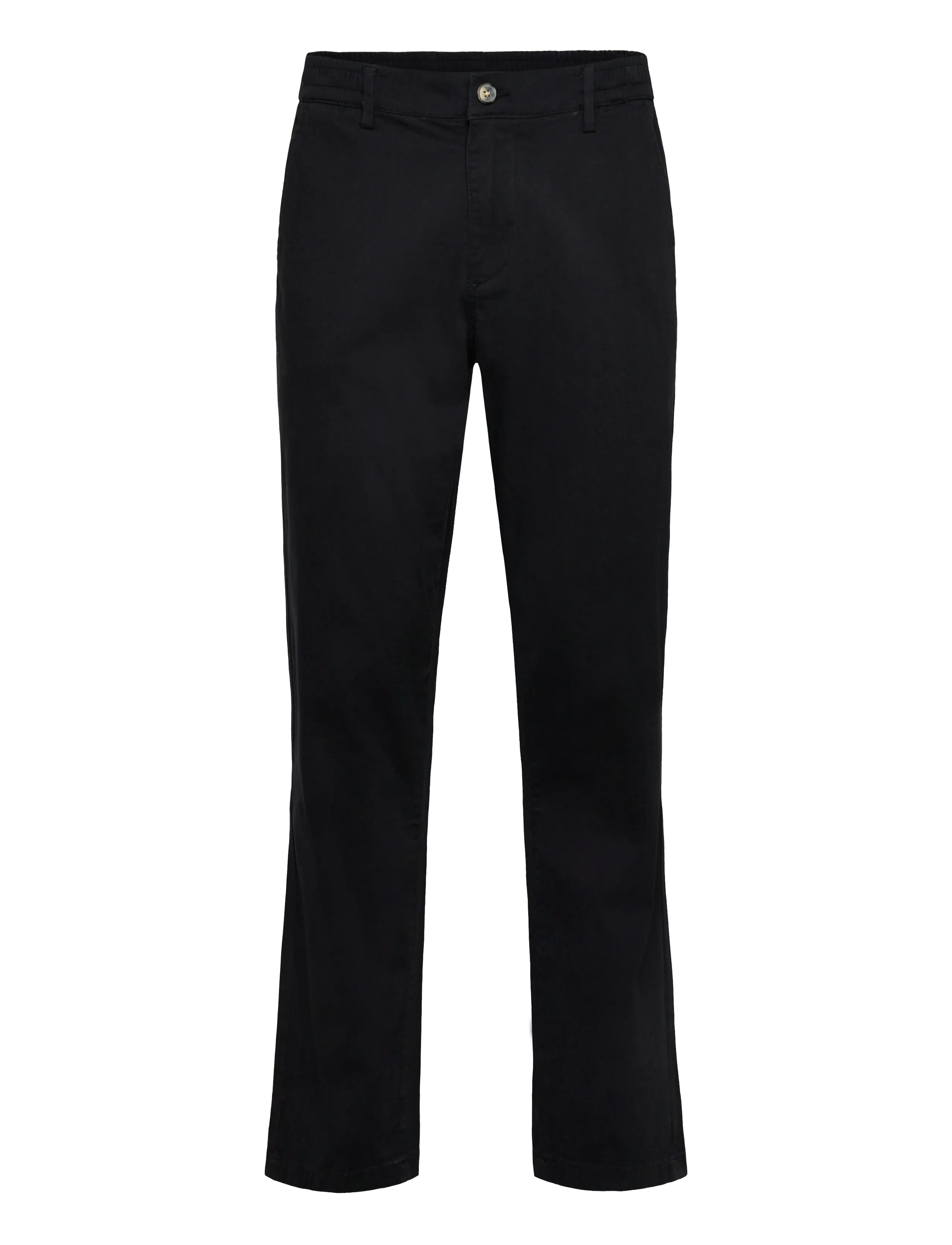 Lindbergh Superflex chino pants - Bukser - BLACK / black