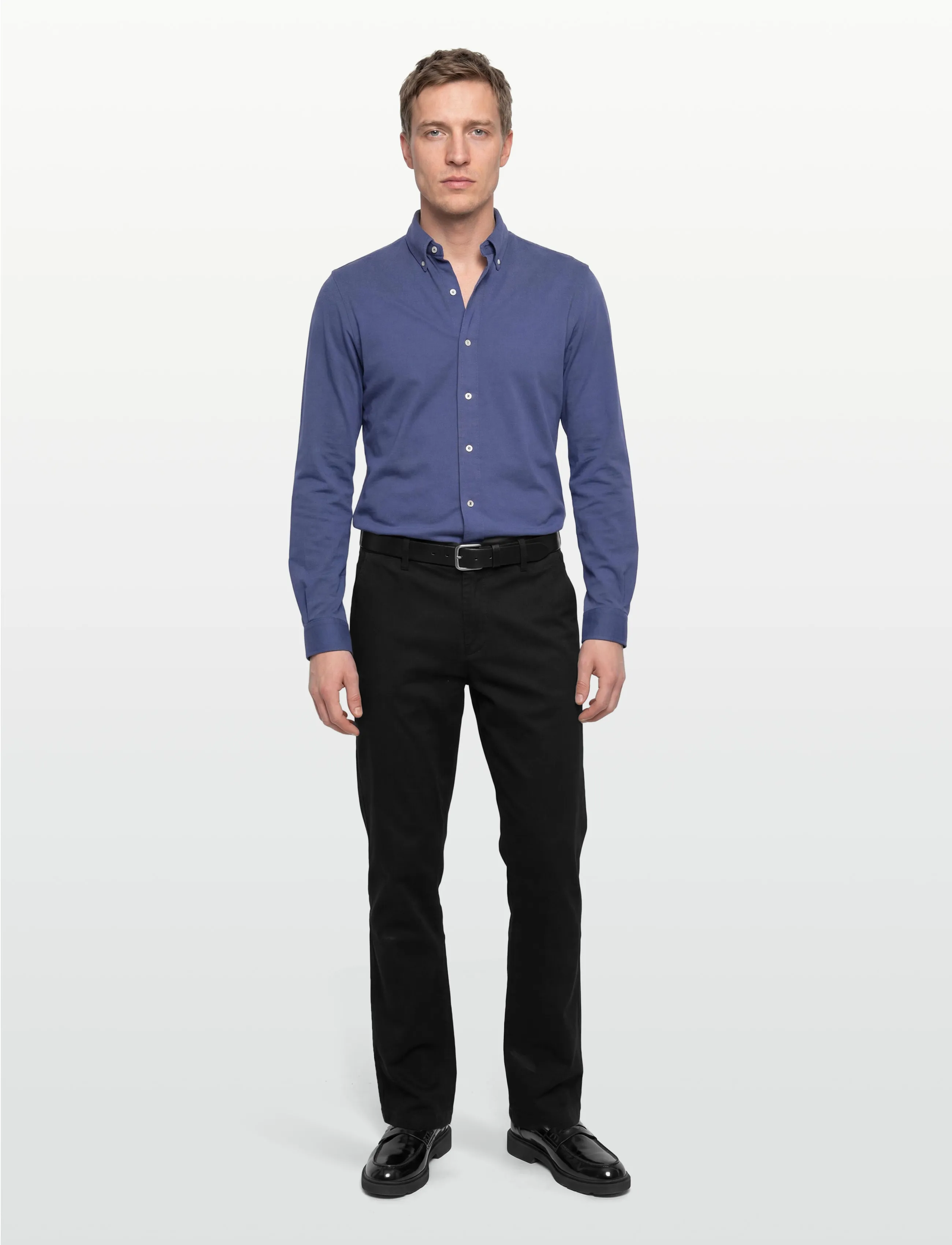 Lindbergh Superflex Chino Pants, M, Trousers, Schwarz - Chinos, Männerswear