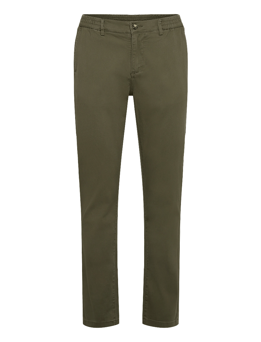 Lindbergh - Superflex chino pants - chinos - dk army - 1