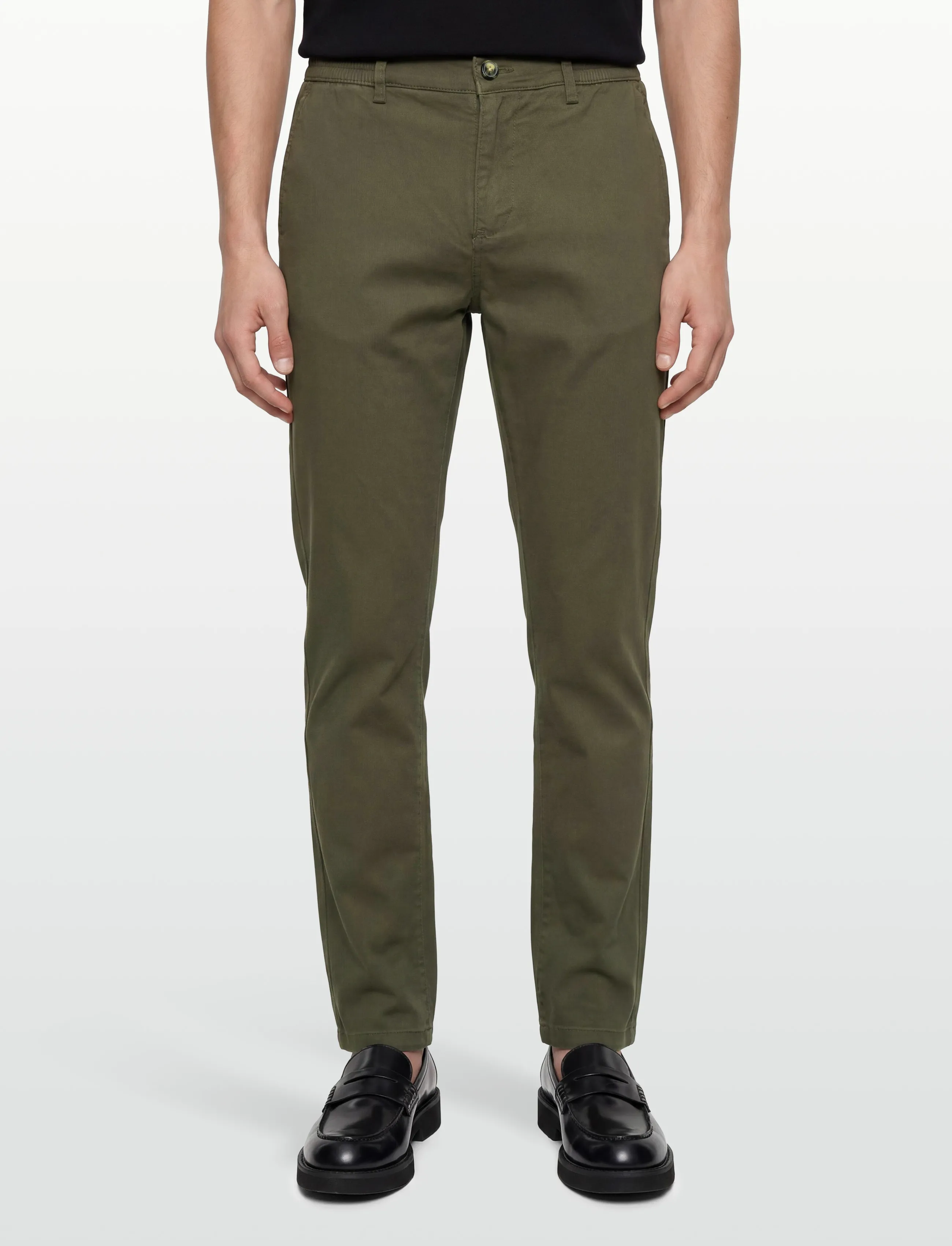 Lindbergh - Superflex chino pants - chino püksid - dk army - 3