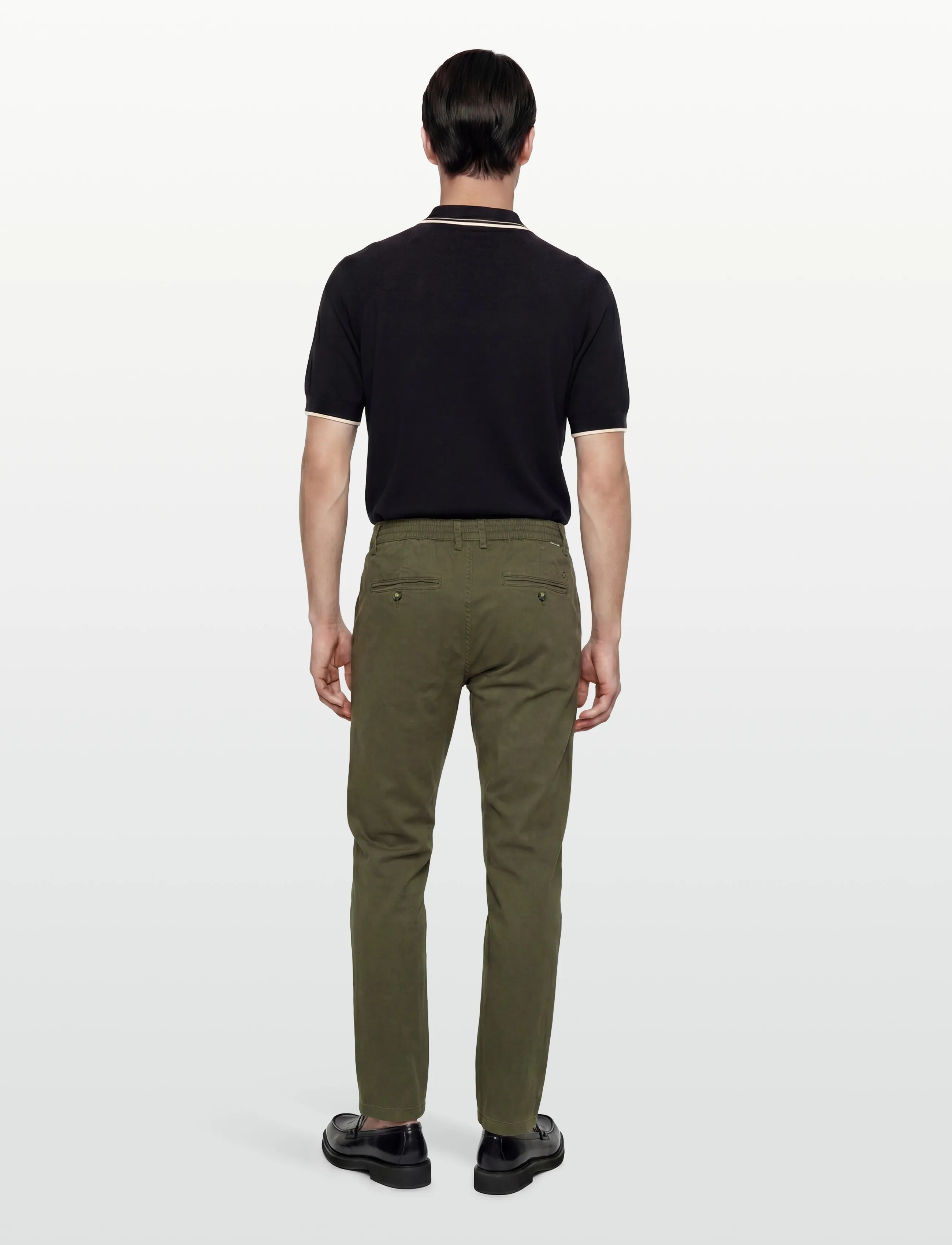 Lindbergh - Superflex chino pants - chino püksid - dk army - 4
