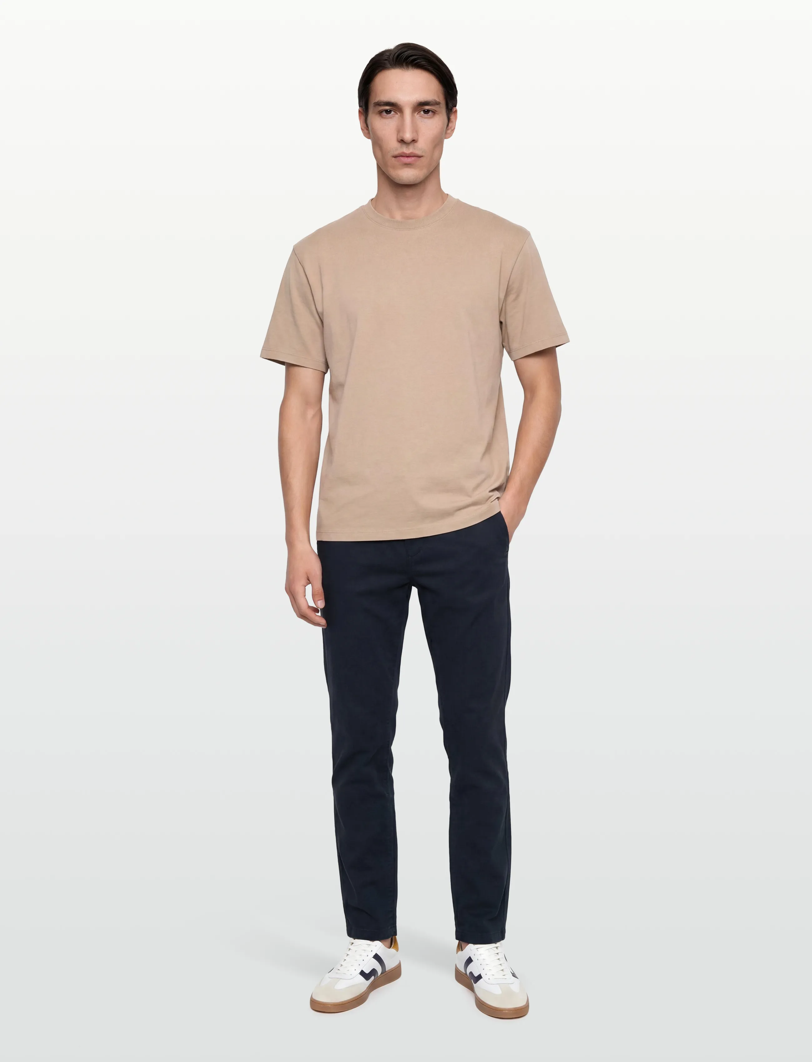 Lindbergh Superflex Chino Pants, S, Navy, Bukser > Chinos, Herre