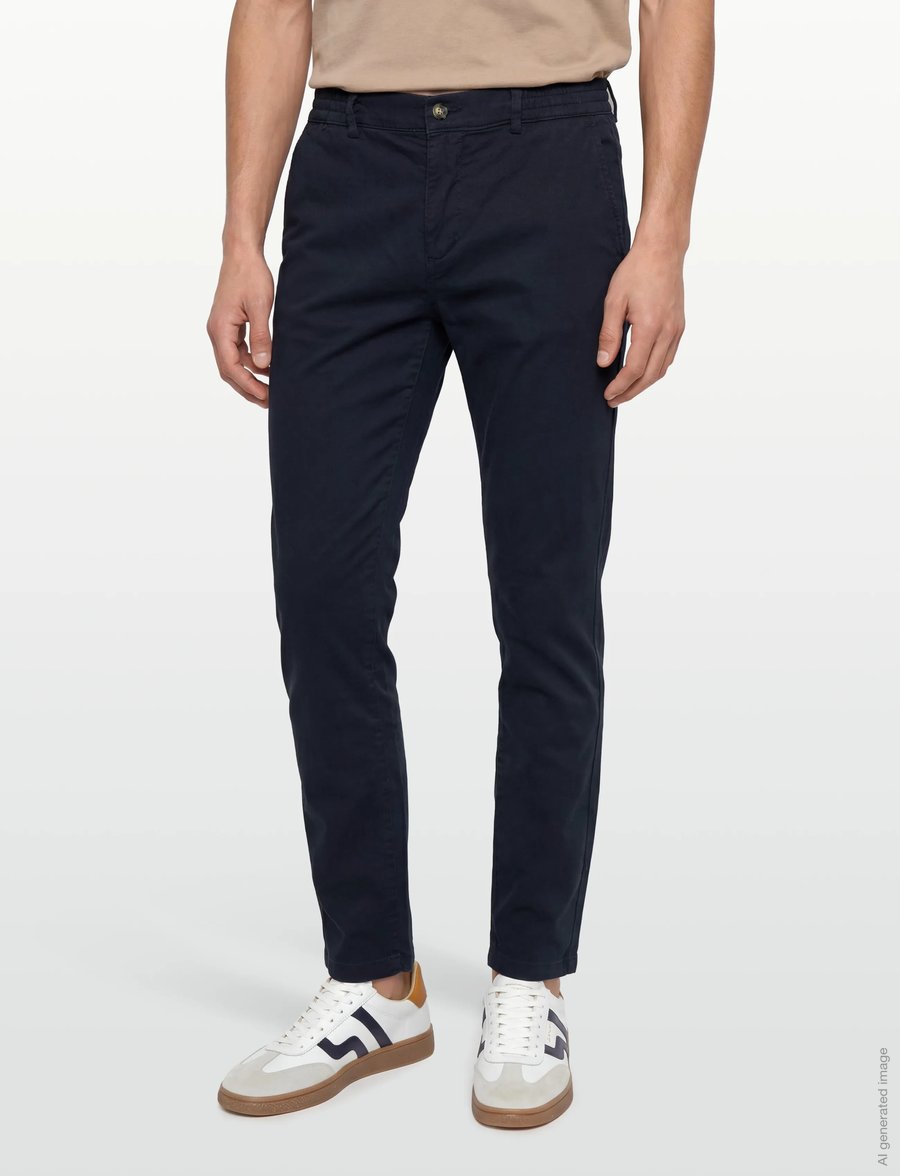 Lindbergh - Superflex chino pants - chinot - dk blue - 3