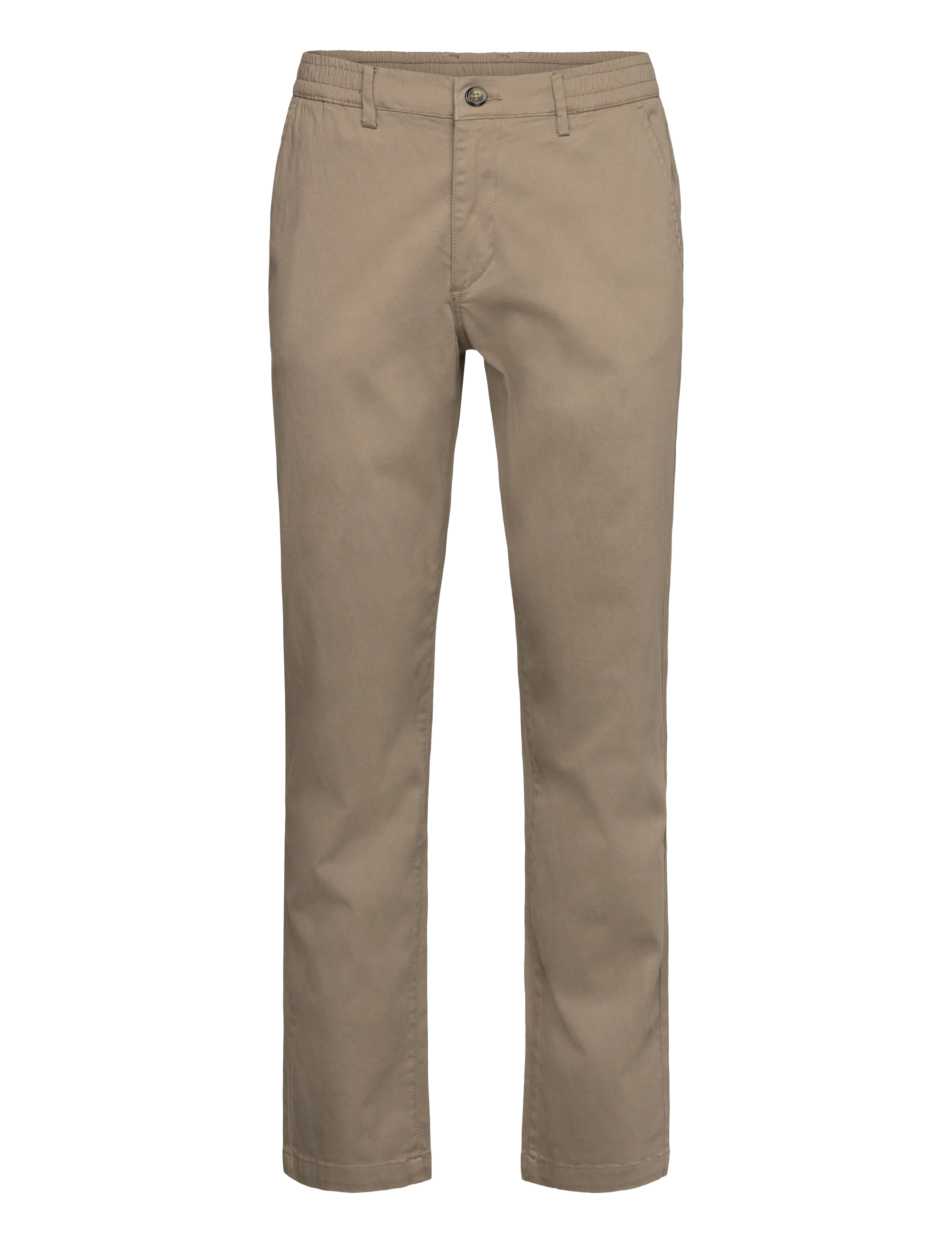 Lindbergh Superflex chino pants - Bukser - STONE / beige