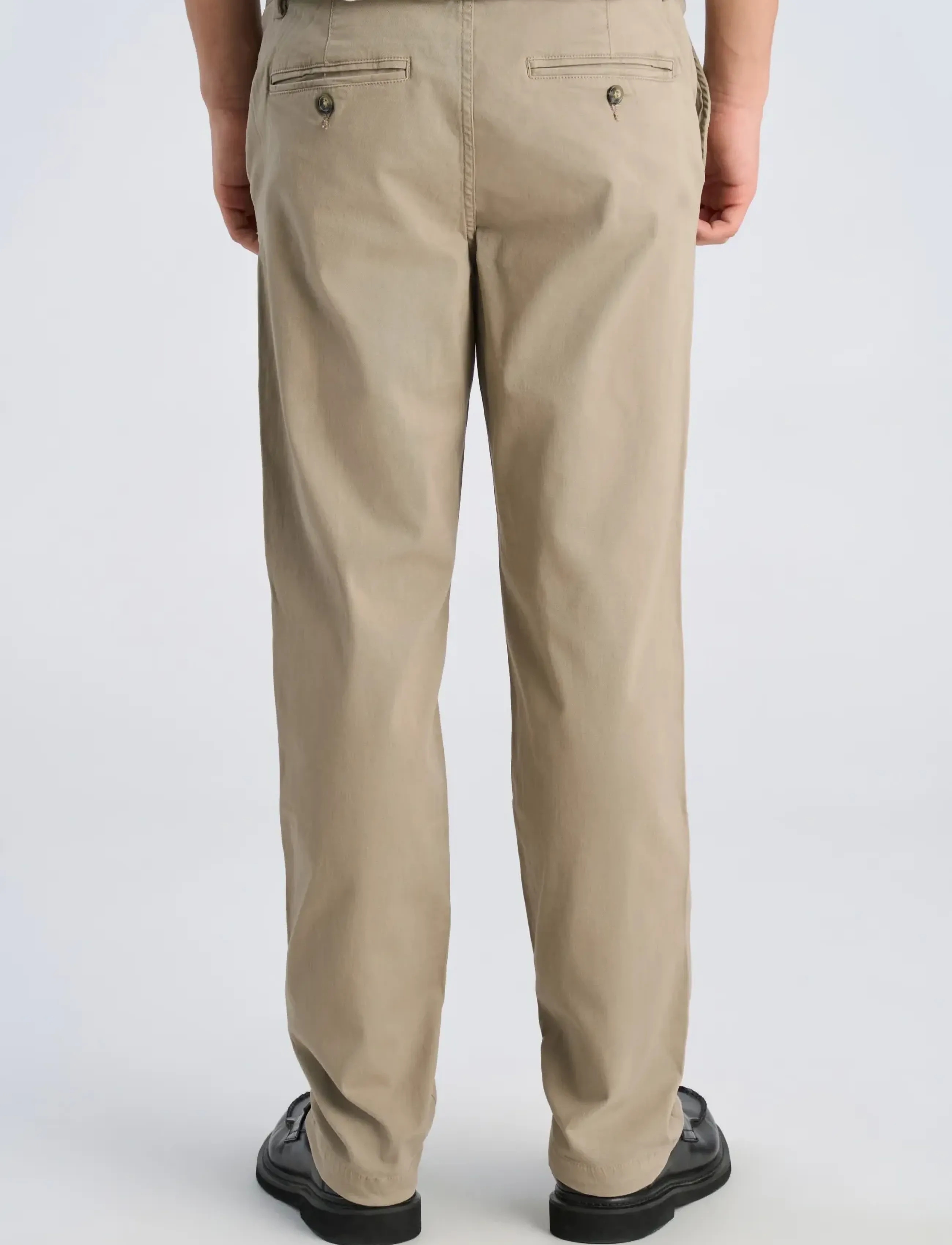 Lindbergh - Superflex chino pants - chinos - stone - 4