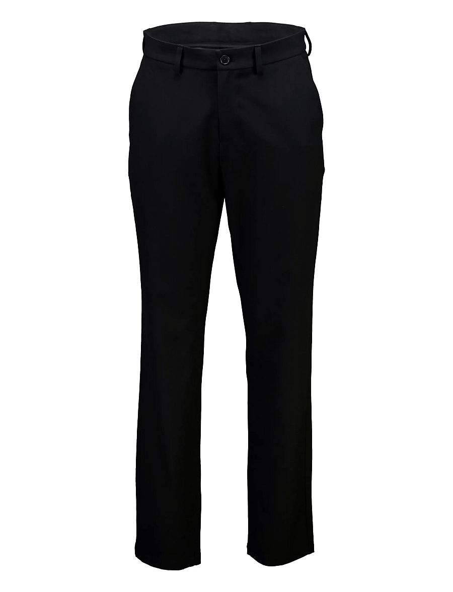 Lindbergh - Superflex formal chino pants - suit trousers - black - 1