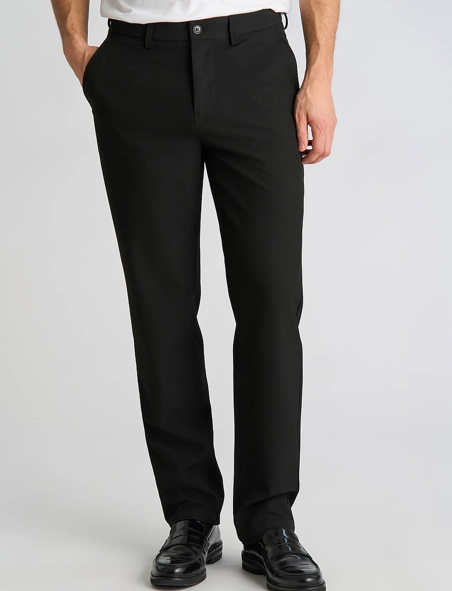 Lindbergh - Superflex formal chino pants - suit trousers - black - 3