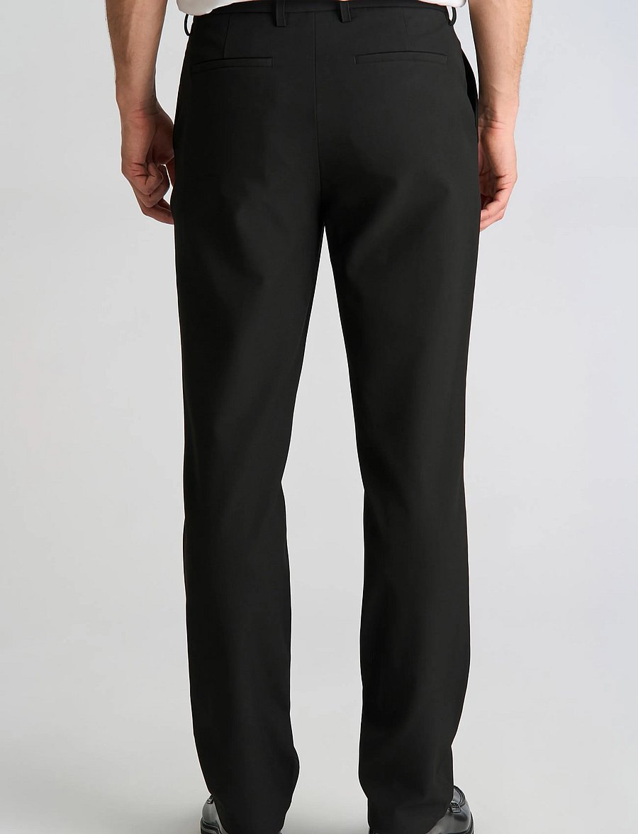 Lindbergh - Superflex formal chino pants - suit trousers - black - 4