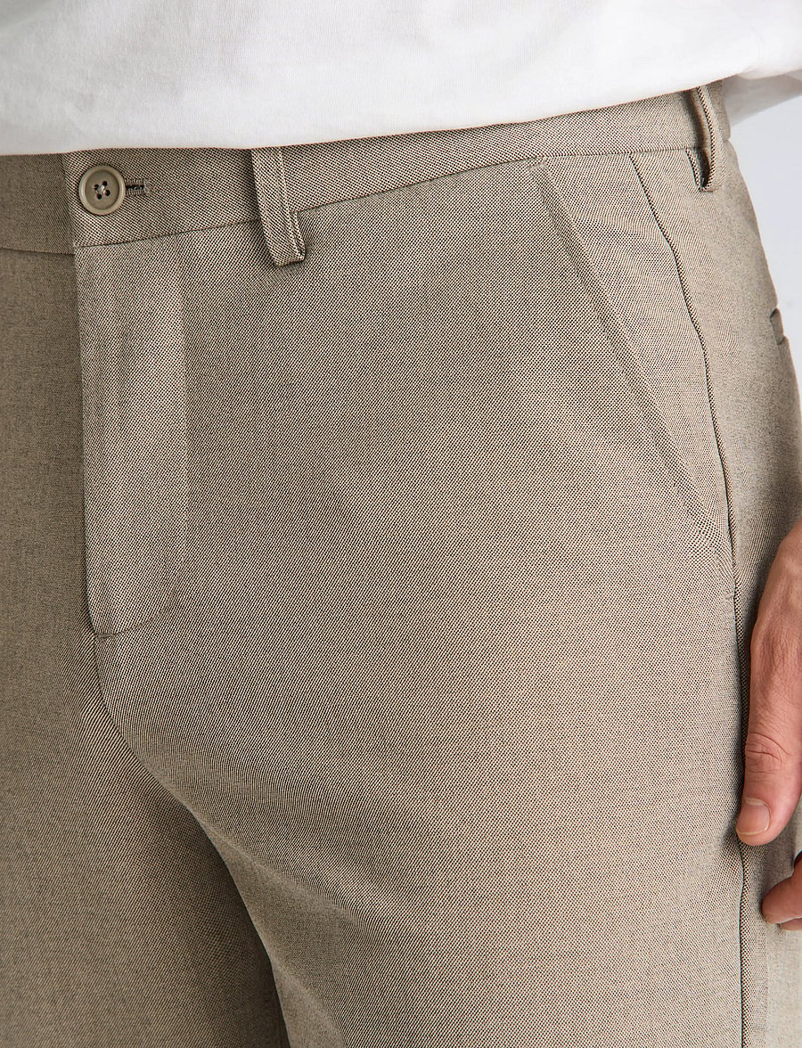 Lindbergh - Superflex formal chino pants - Ülikonnapüksid - sand mel - 5