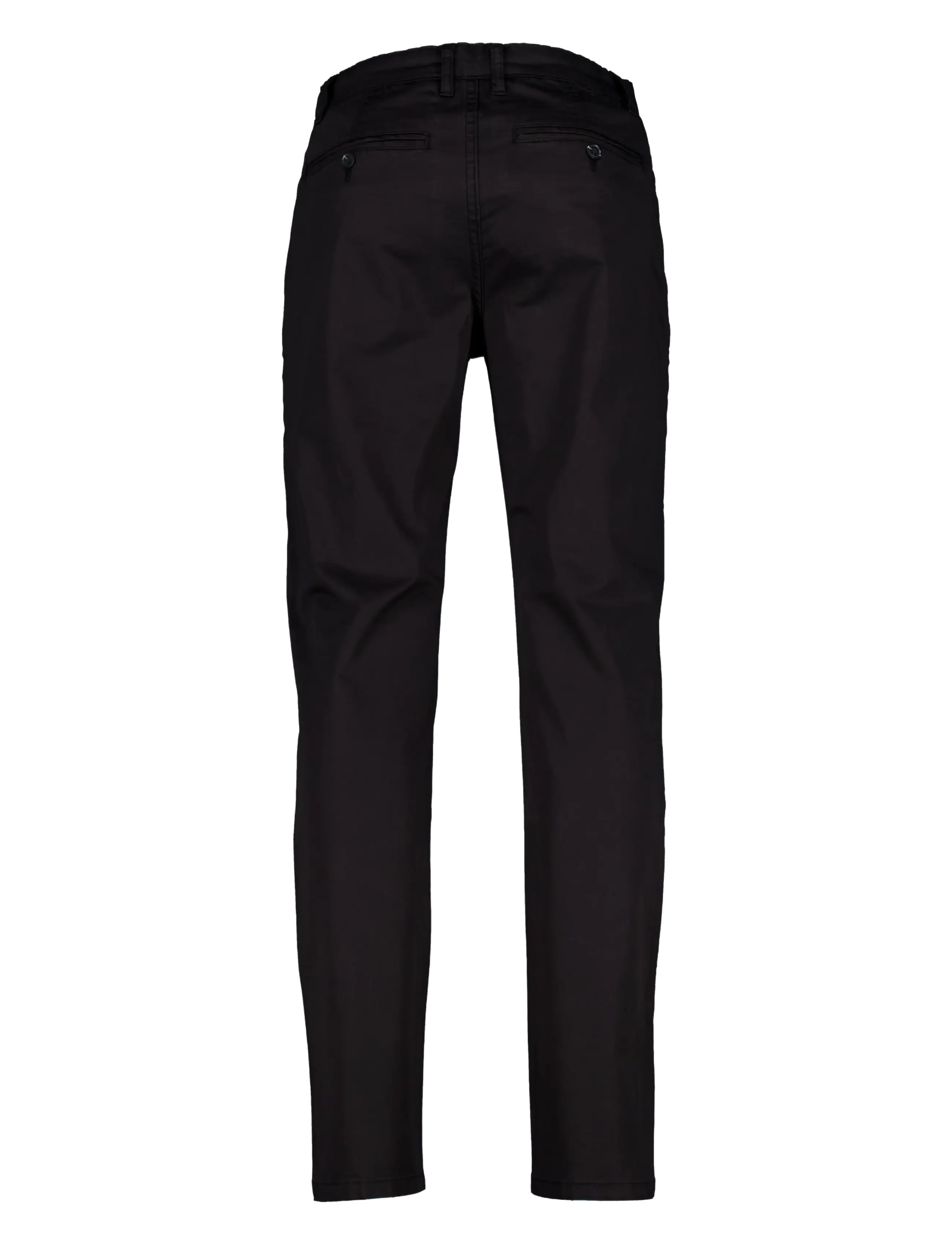 Lindbergh - Superflex cashmere touch chino pants - trousers & jeans - black - 1