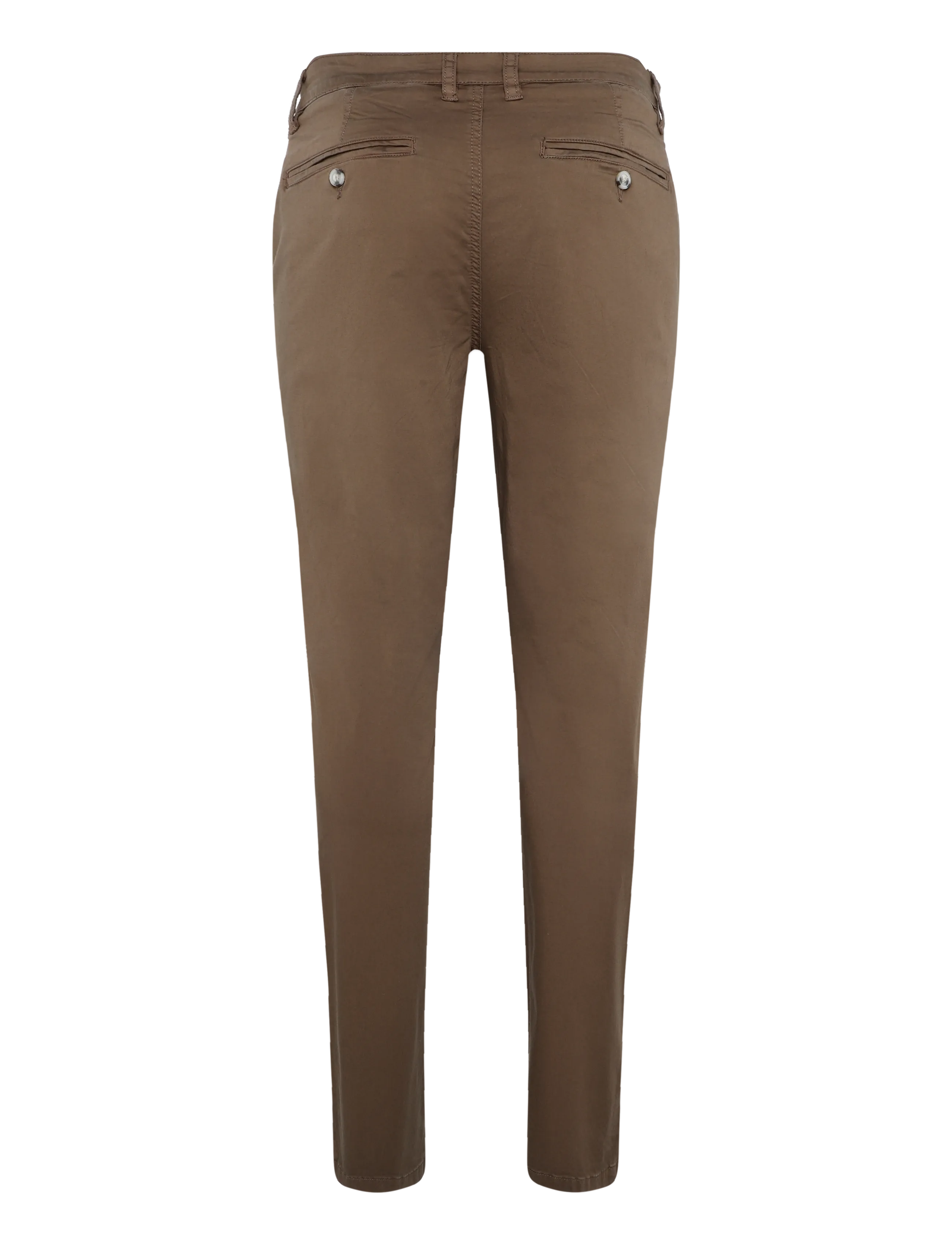 Lindbergh - Superflex cashmere touch chino pants - hosen & jeans - dk brown - 1