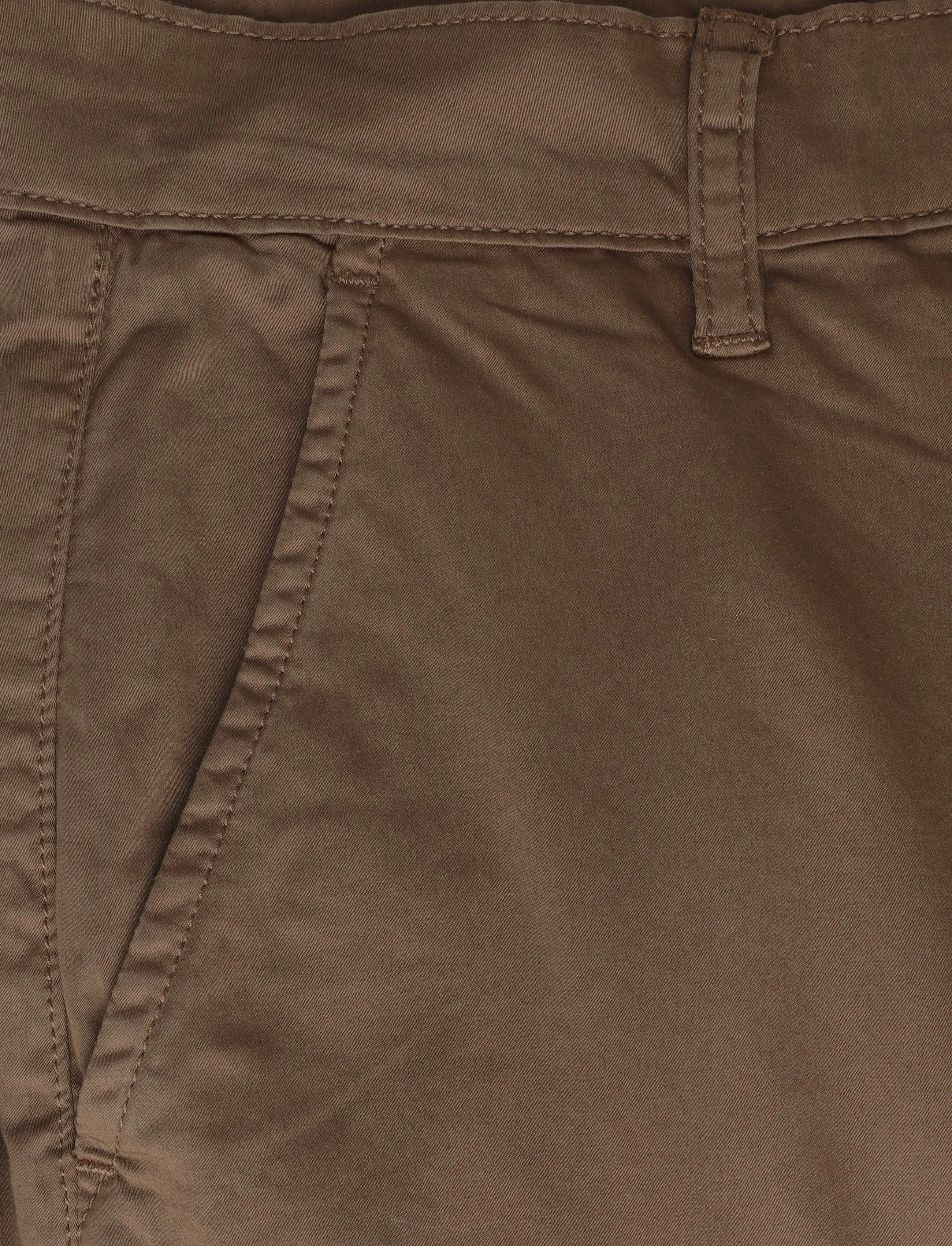 Lindbergh - Superflex cashmere touch chino pants - hosen & jeans - dk brown - 3