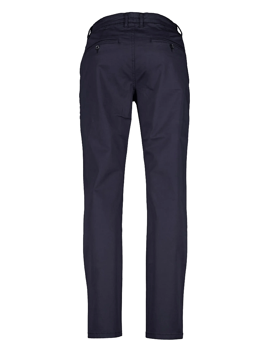 Lindbergh - Superflex cashmere touch chino pants - chinos - navy - 1