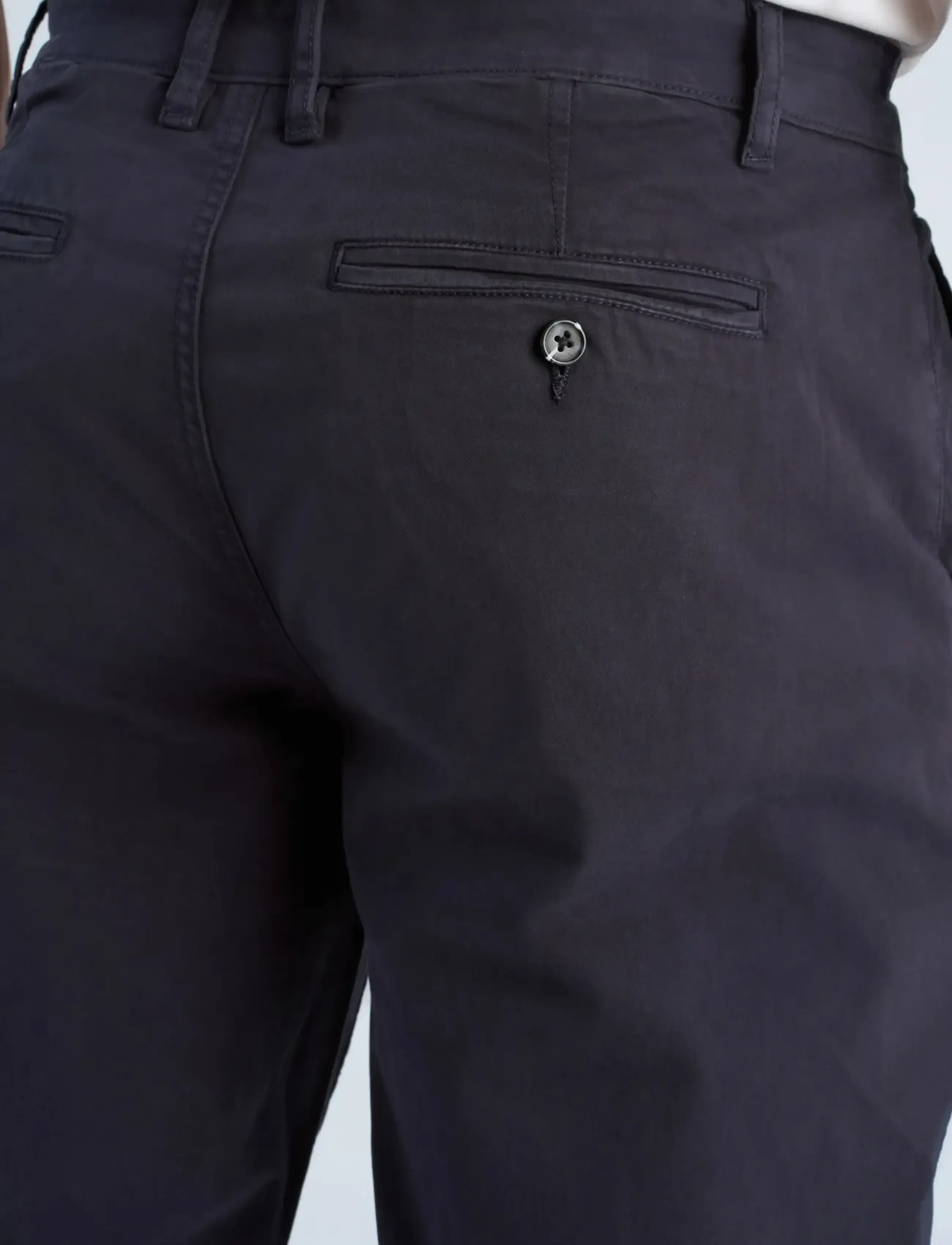 Lindbergh - Superflex cashmere touch chino pants - kelnės & džinsai - navy - 4