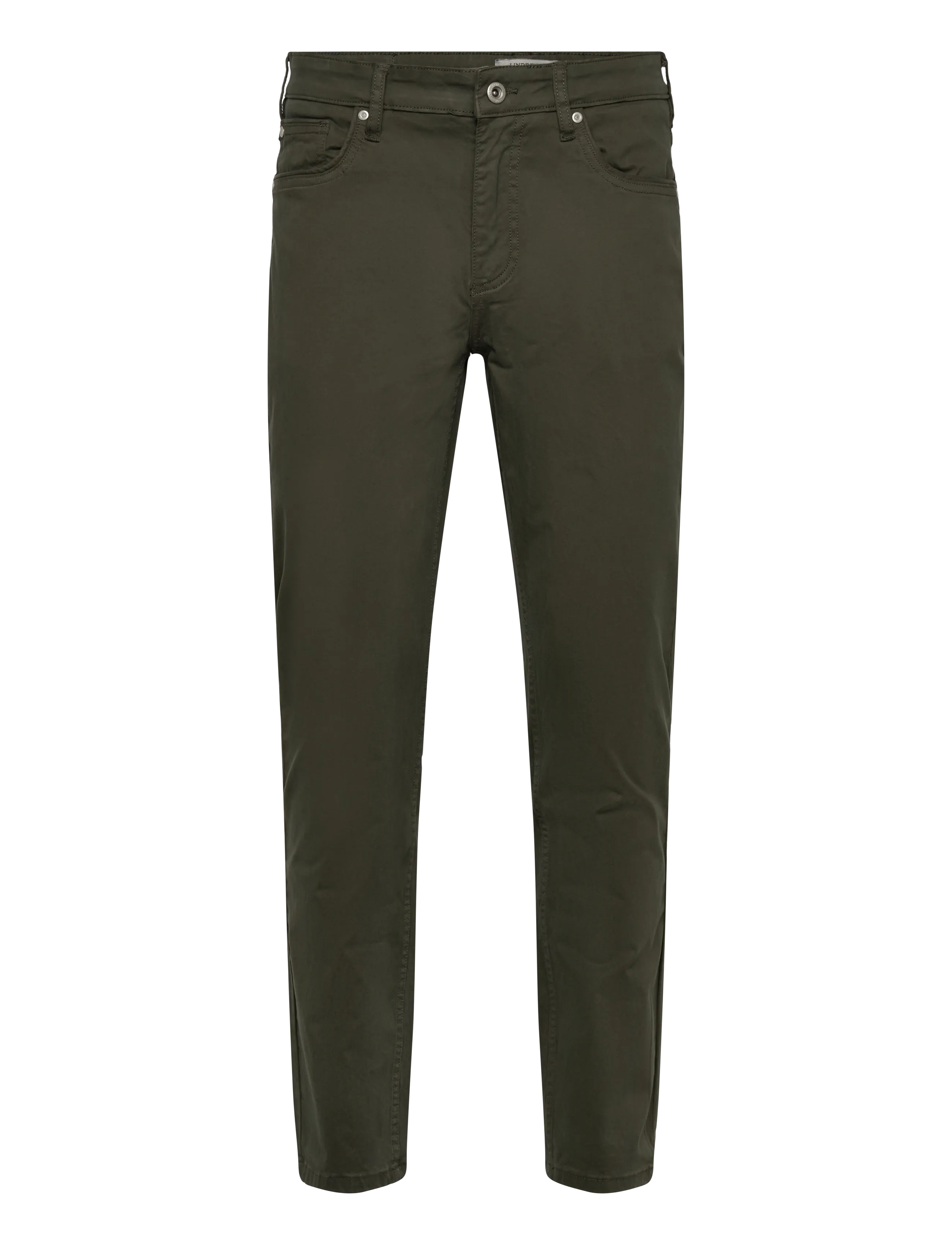 Lindbergh Cashmere touch 5 pocket pants - Lindbergh - ARMY / black
